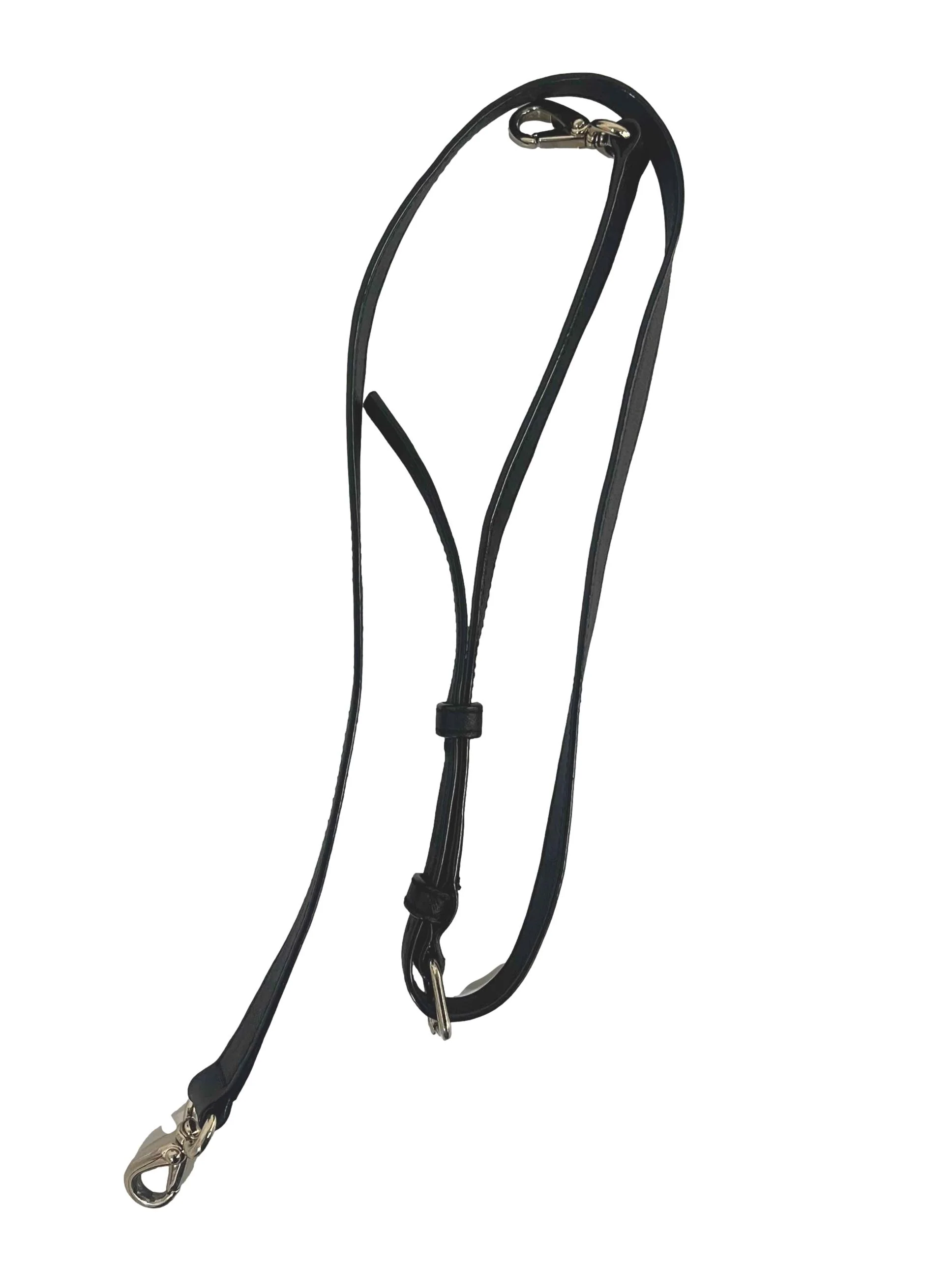Black Leather Crossbody Bag - Image 3