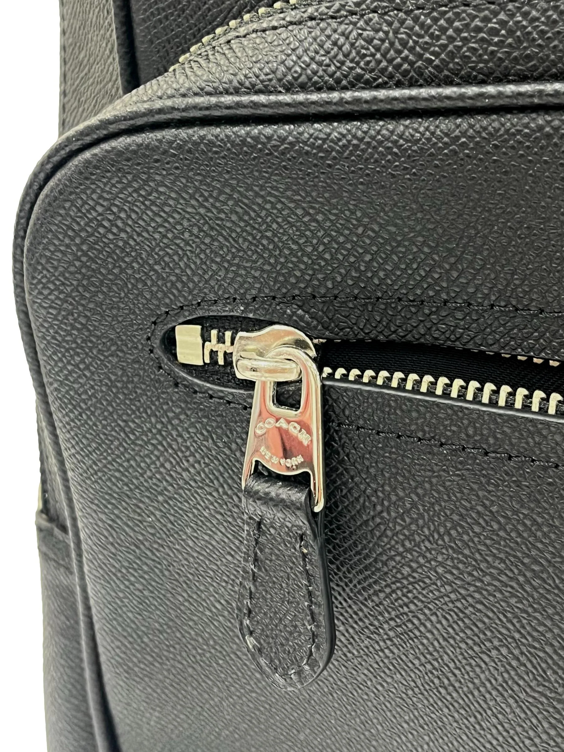 Black Leather Hudson Backpack - Image 5