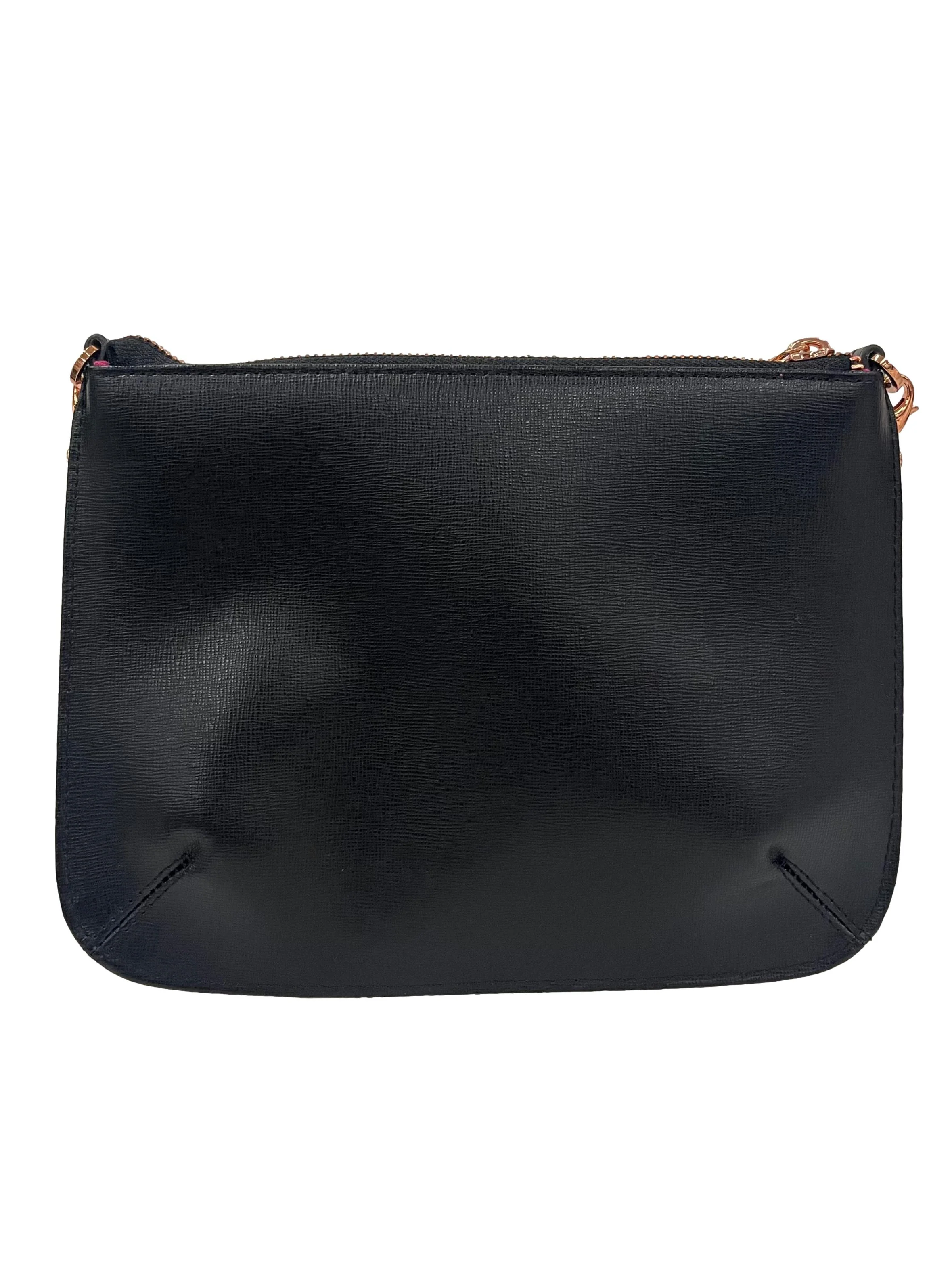 Black Leather Lilitha Chelsea Crossbody Bag CSN - Image 2