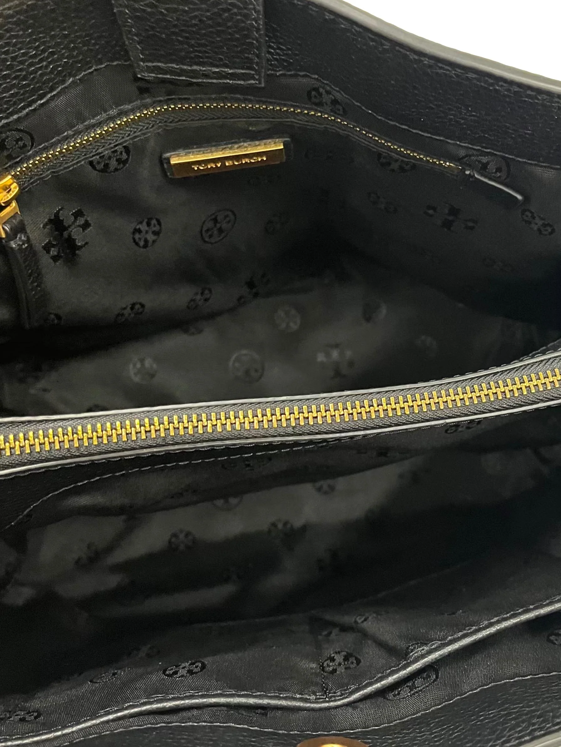 Black Leather Slouchy Bag - Image 8