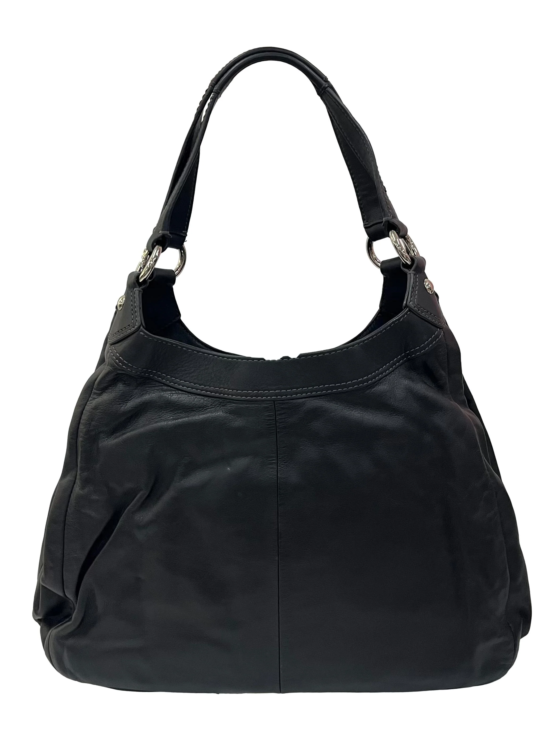 Black Leather Soho Madison Lynn Hobo Bag CSN - Image 2