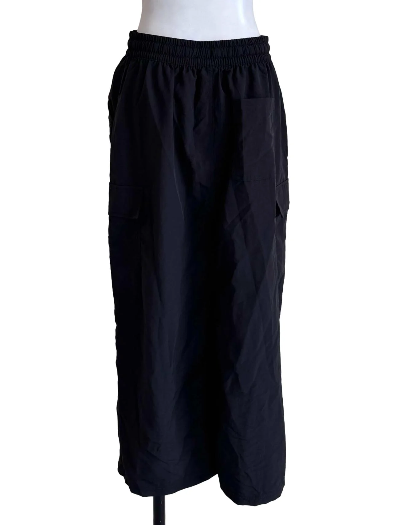 Black Lightweight Utility Skirt - Image 2