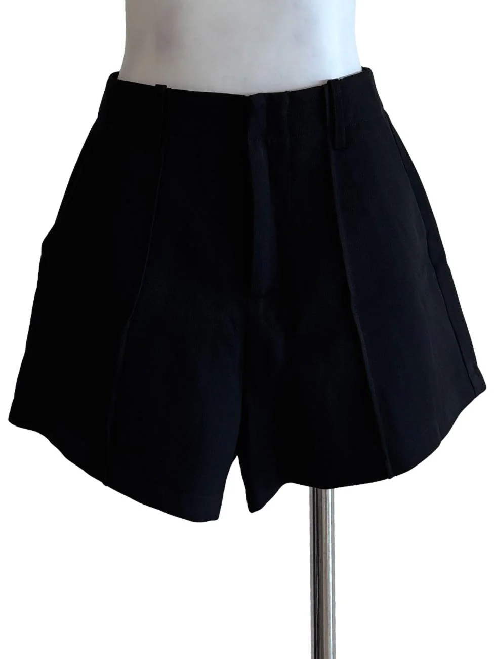 Black Line Wide Shorts