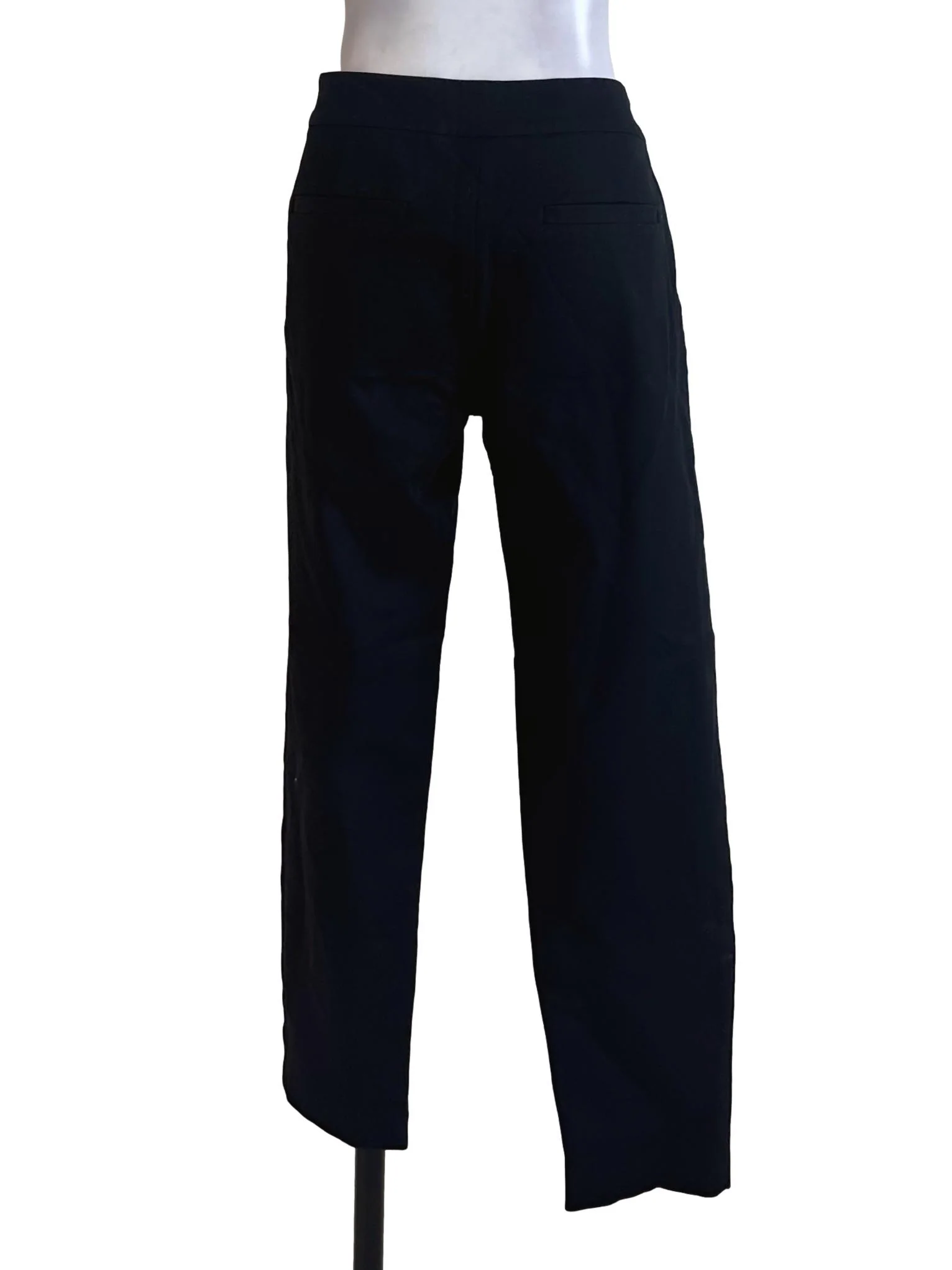 Black Low Rise Long Pants - Image 2