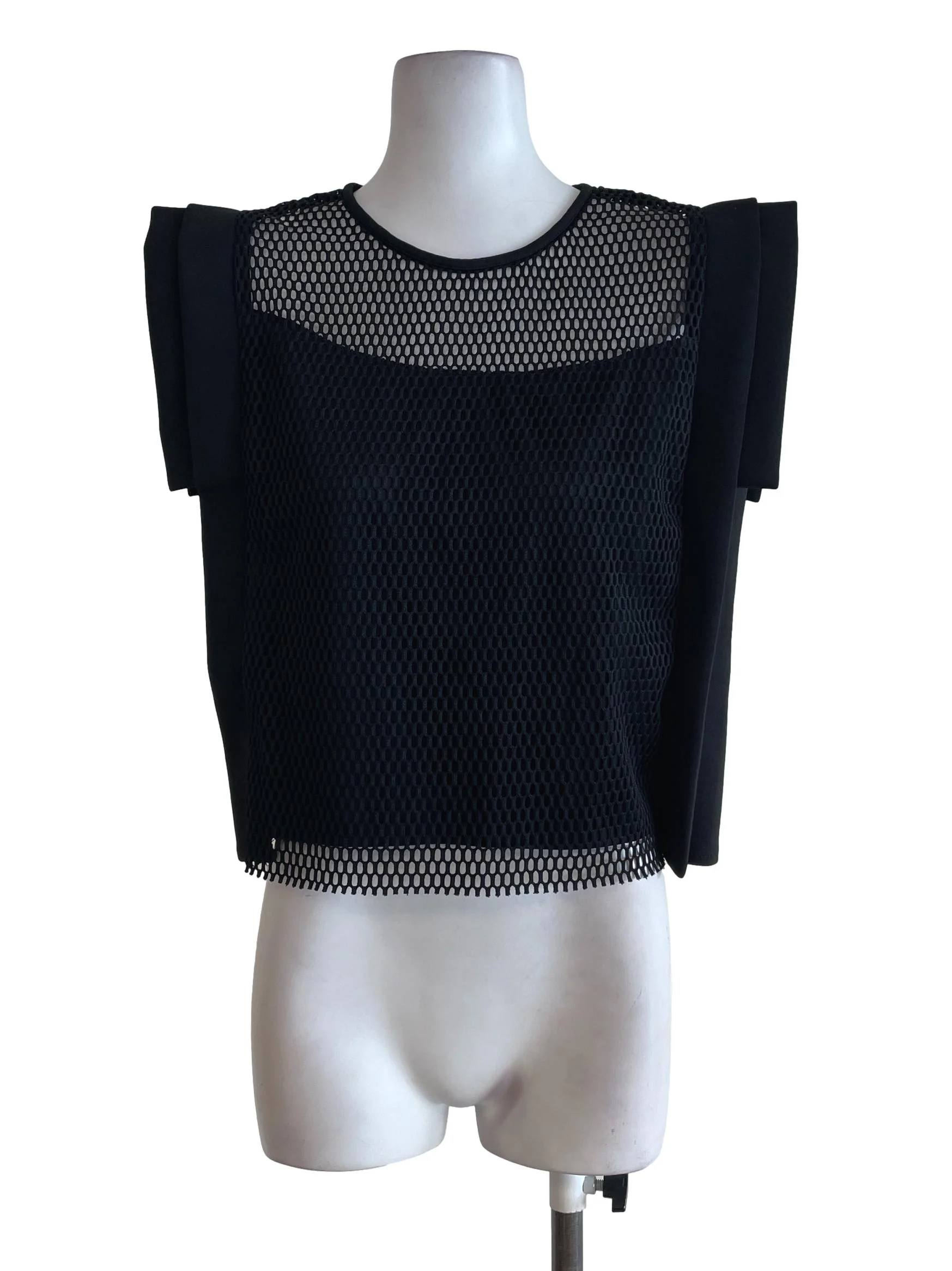 Black Mesh Top
