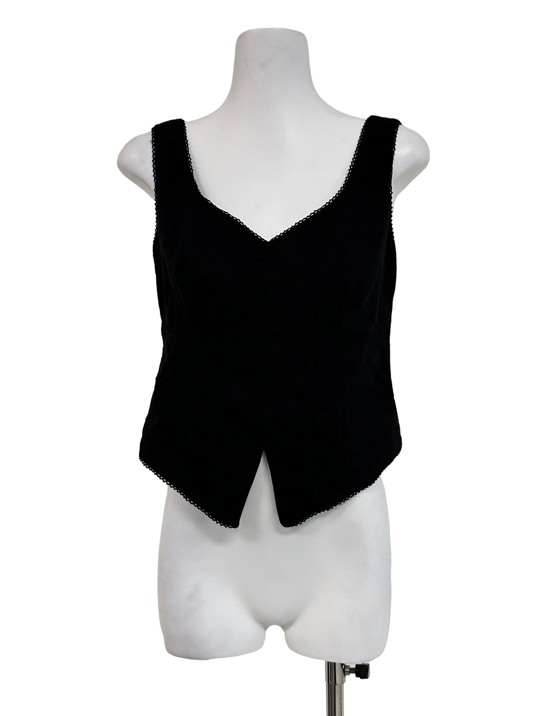 Black Non Padded Sleeveless Top