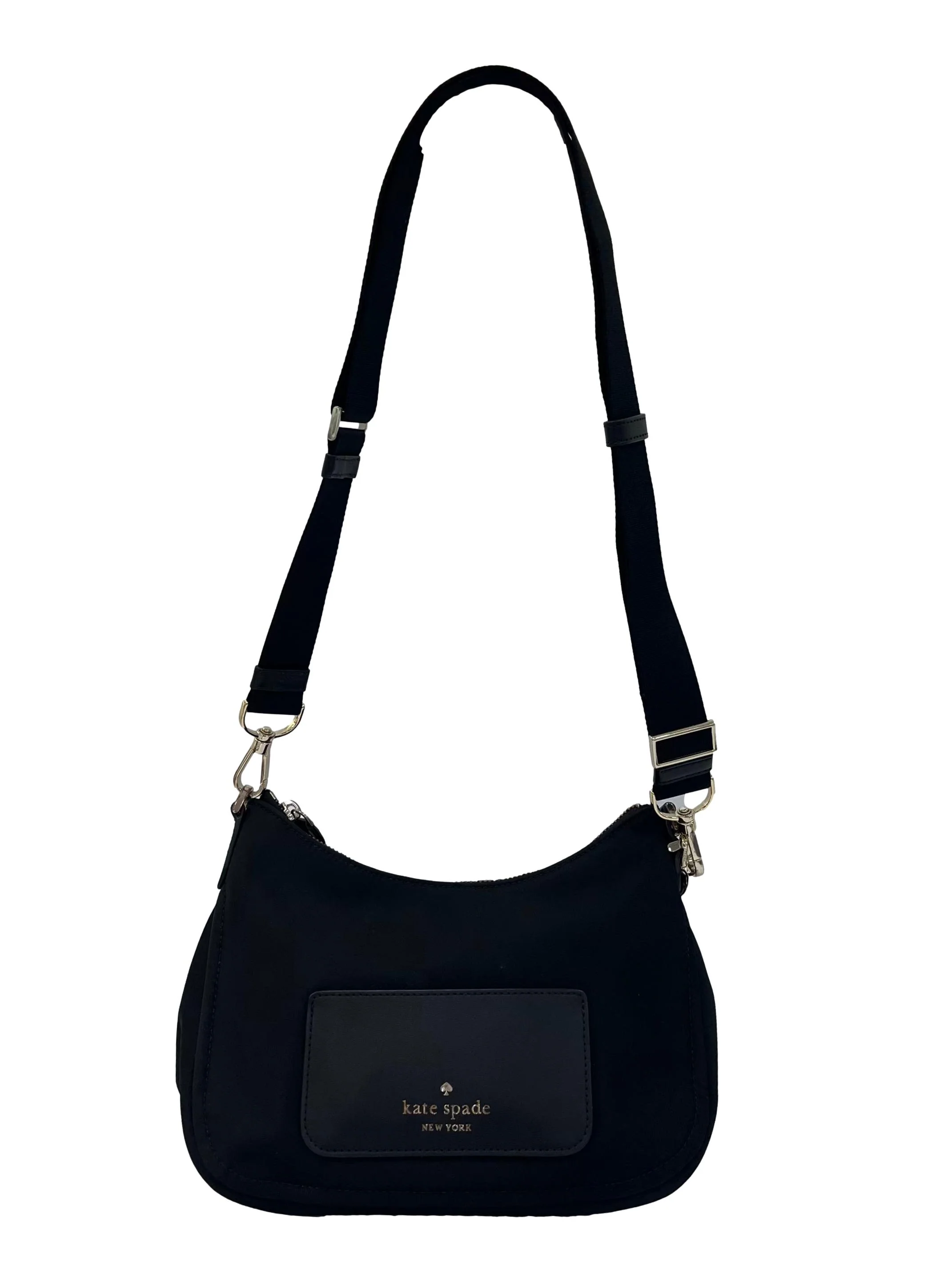 Black Nylon Chelsea Crossbody Bag Crossbody Bag With Detachable Pouch CSN