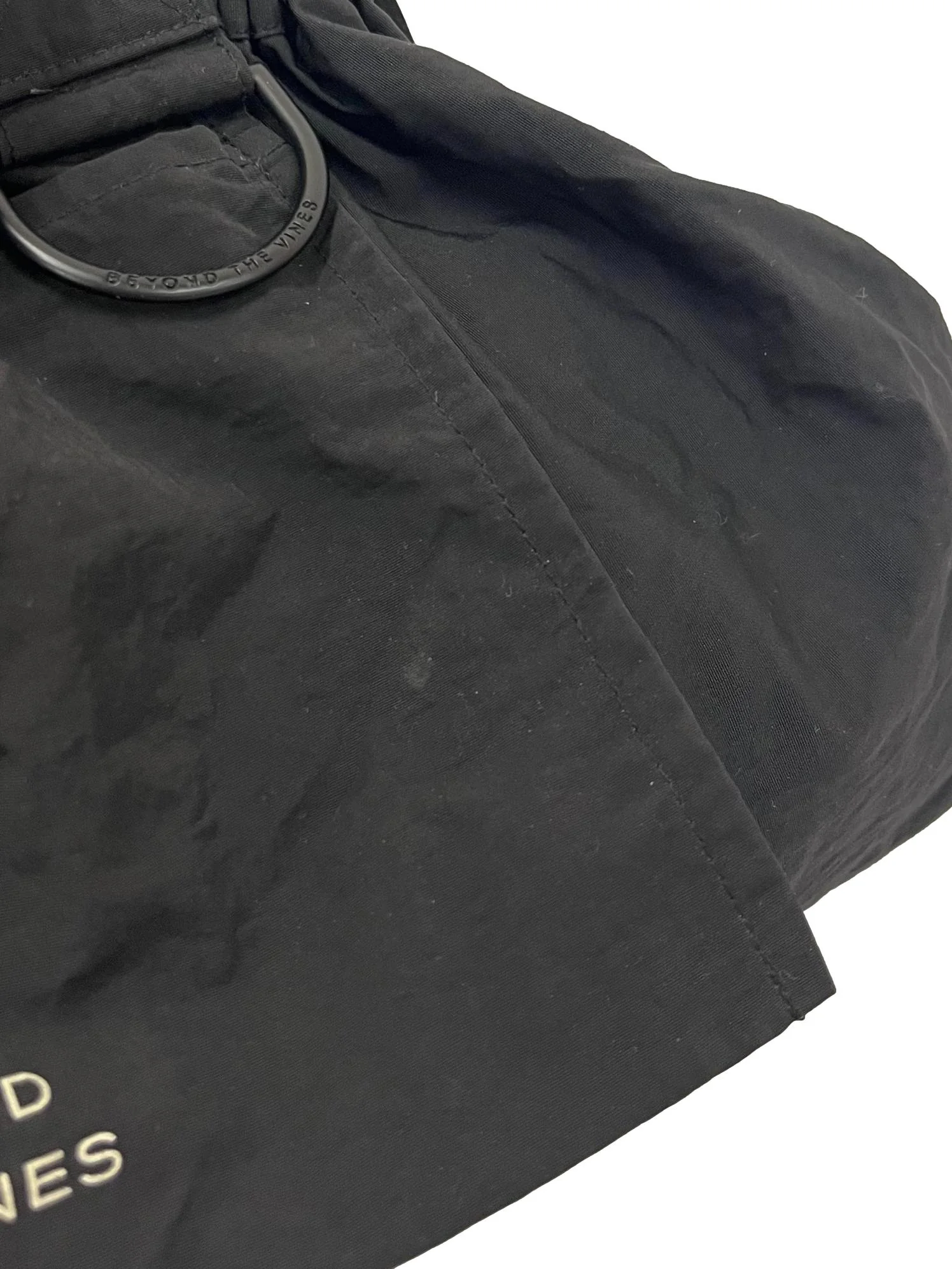 Black Nylon Dumpling Bag - Image 4