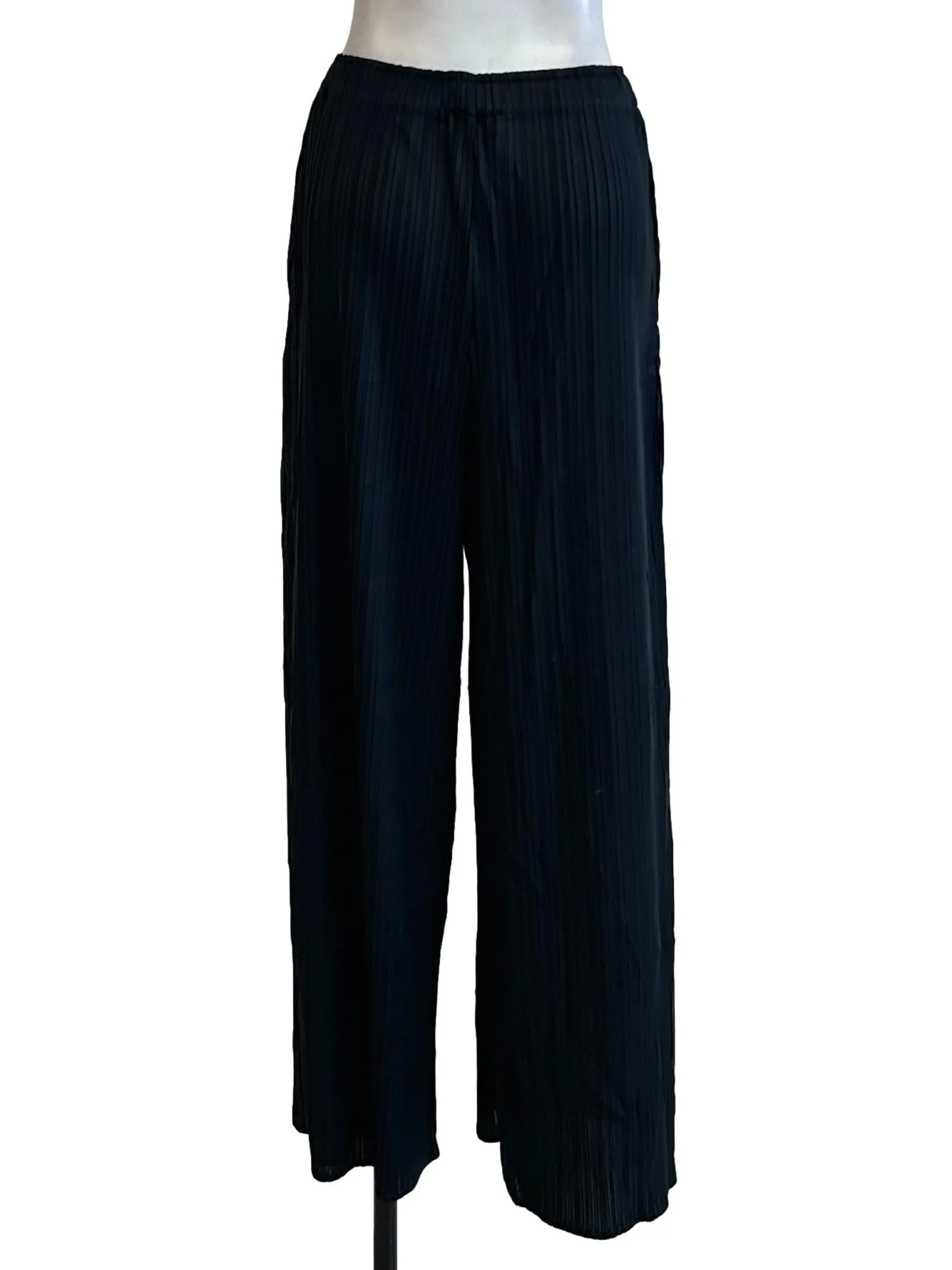 Black Pleated Pants - Image 2