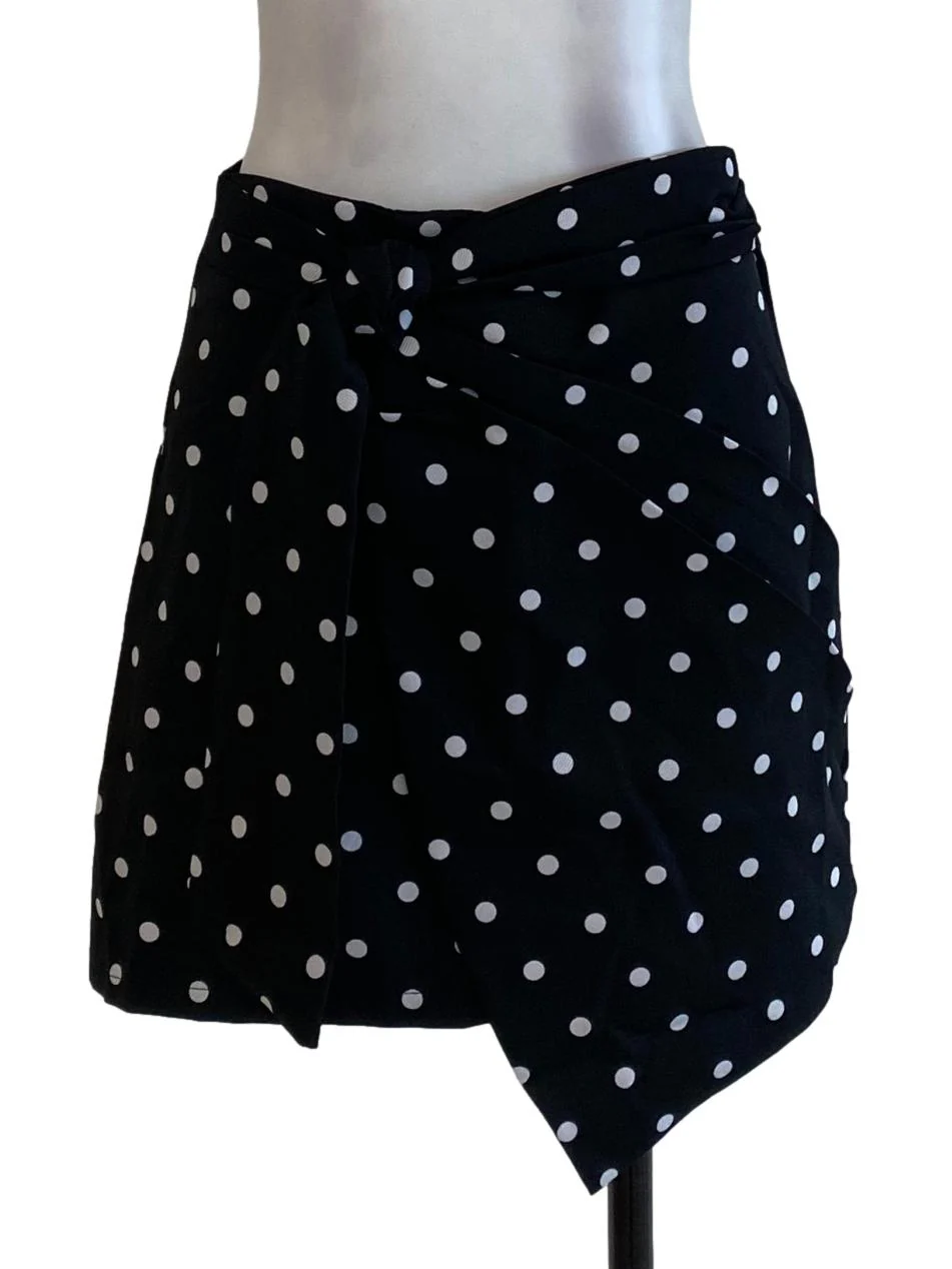 Black Polka Dot Skorts