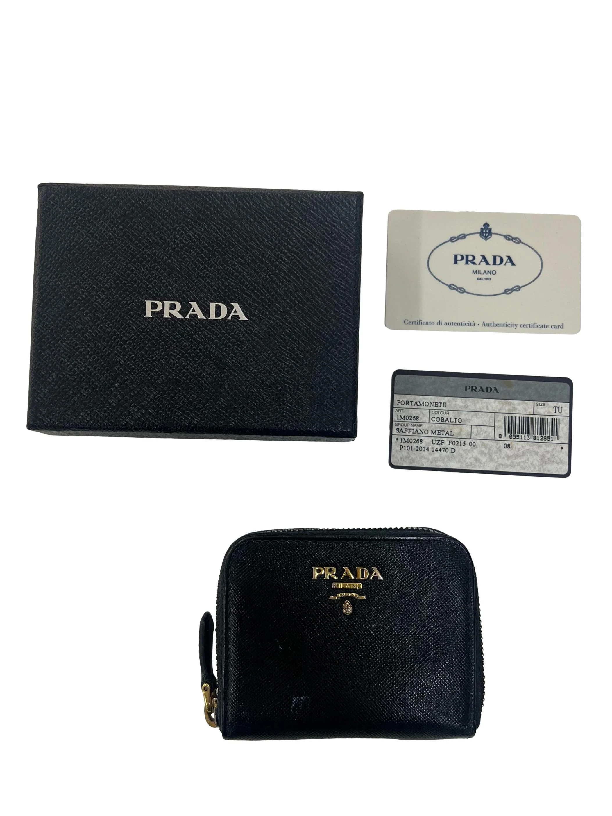 Black Prada Coin Purse - Image 7