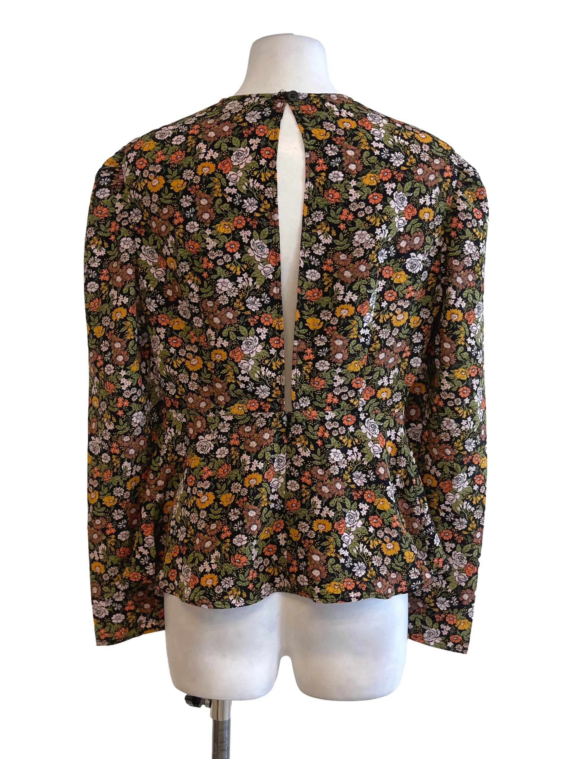 Black Printed Open Top - Image 2