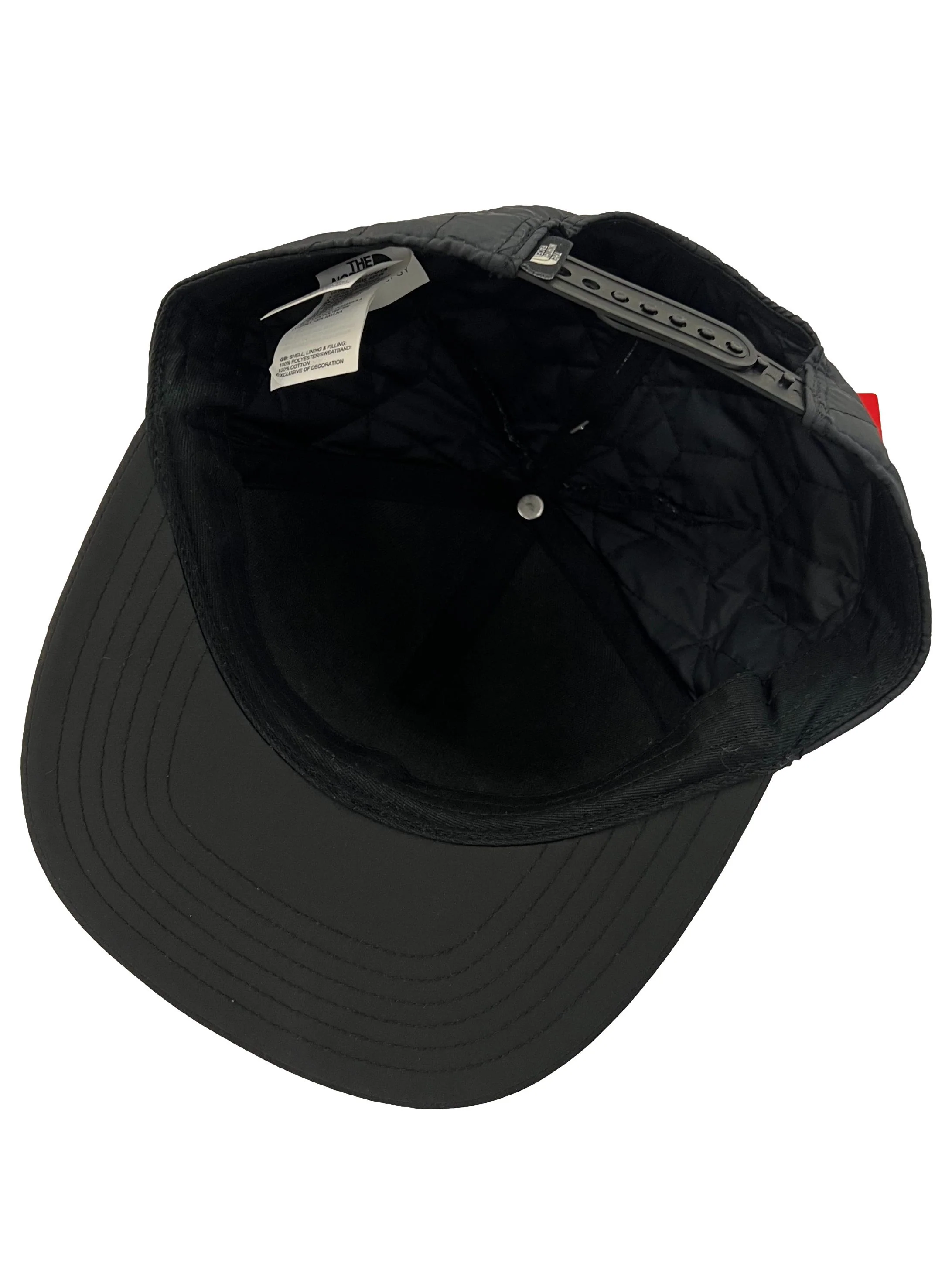 Black Quilted Cap - Image 4