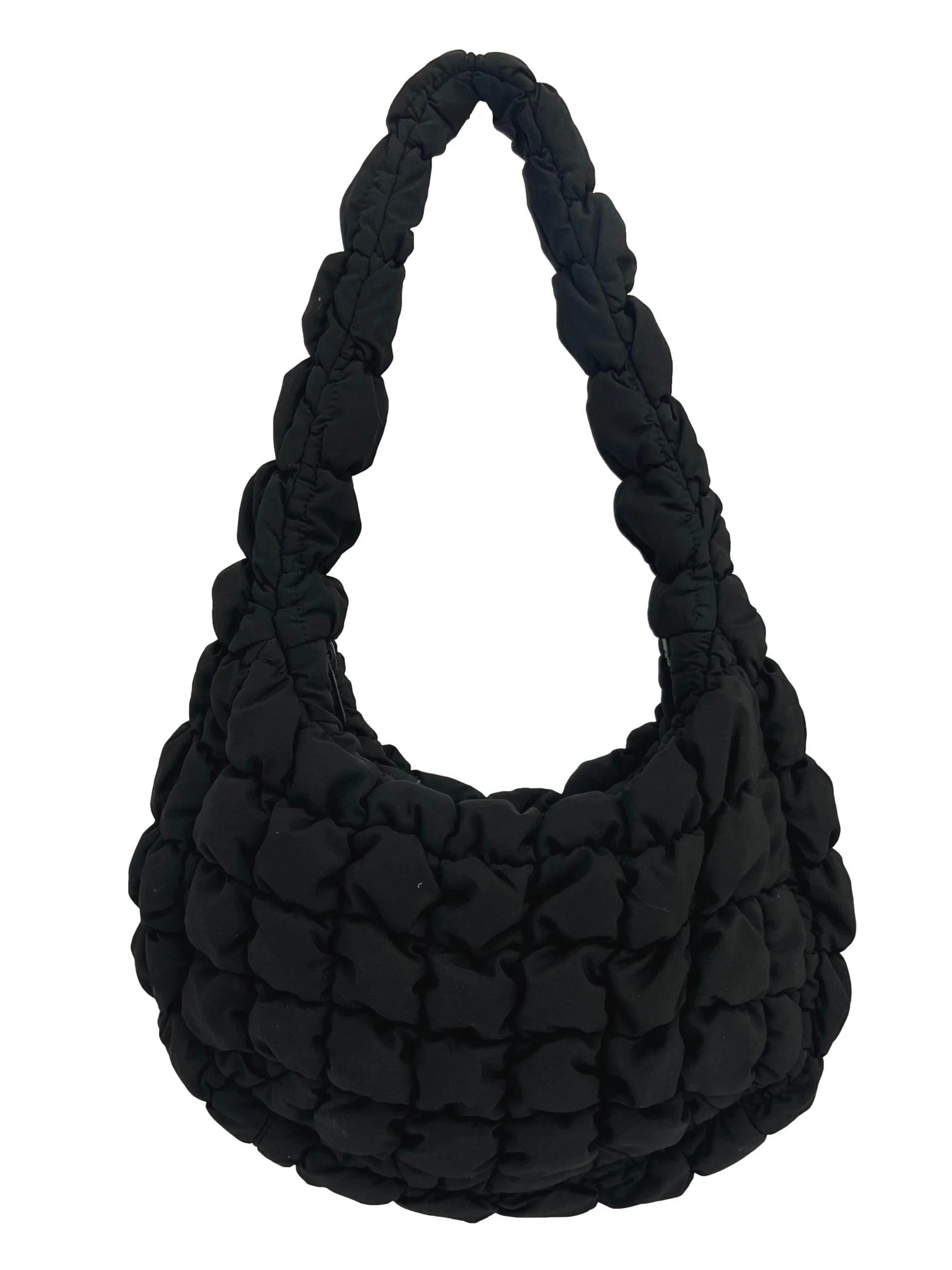 Black Quilted Micro Bag - Image 2