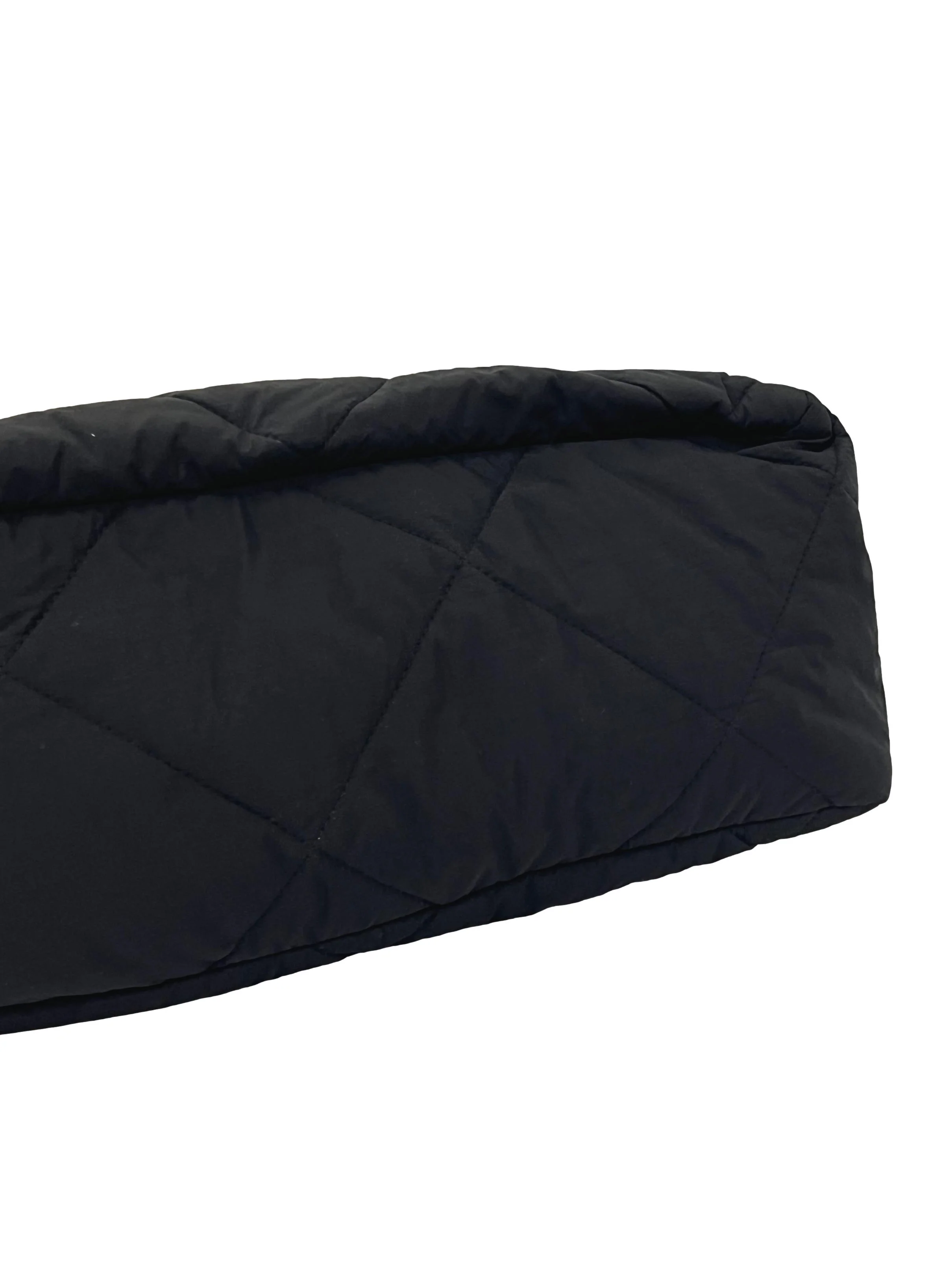 Black Quilted Shoulder Bag - Image 3
