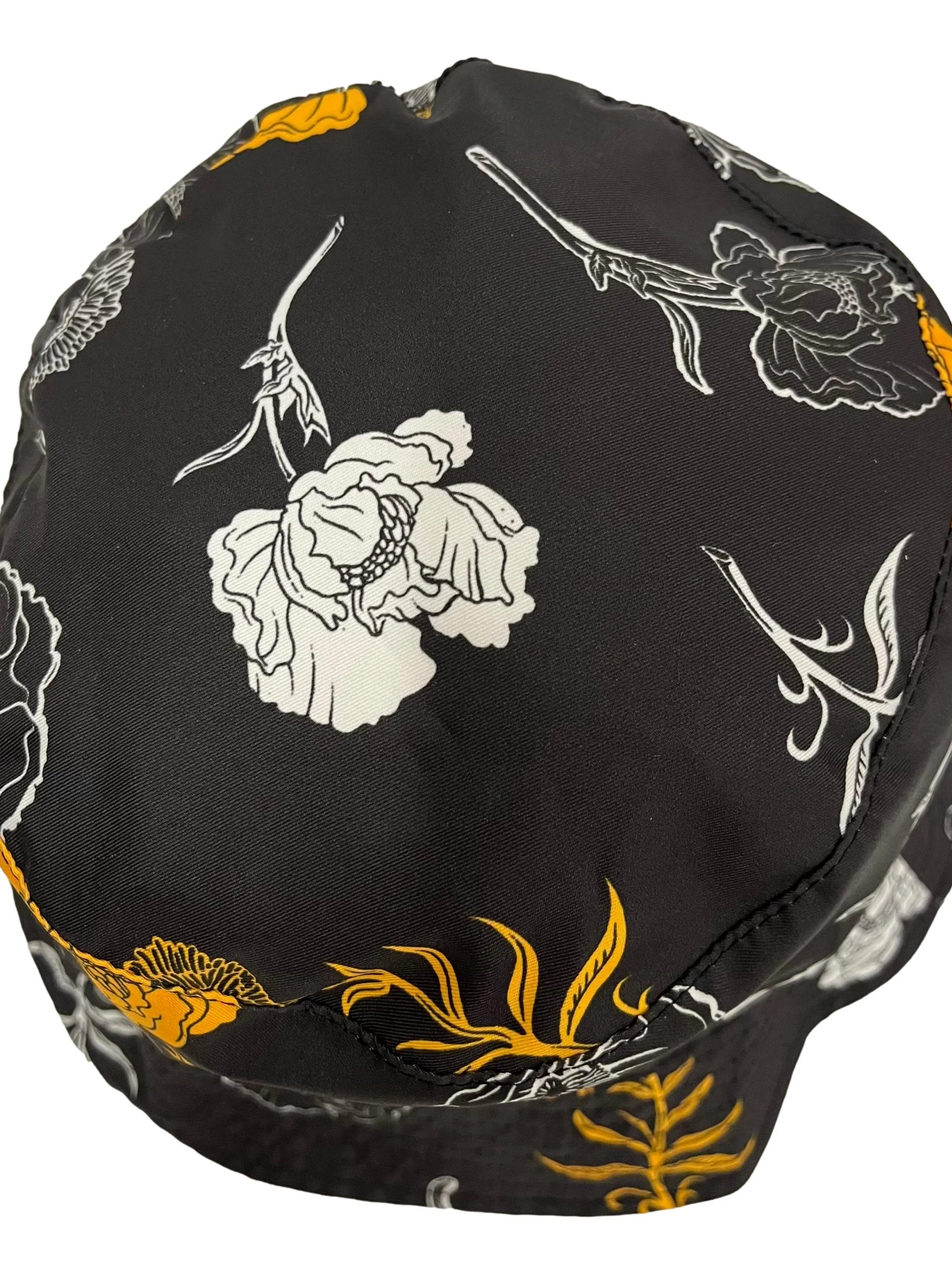Black Reversible Design Bucket Hat - Image 4