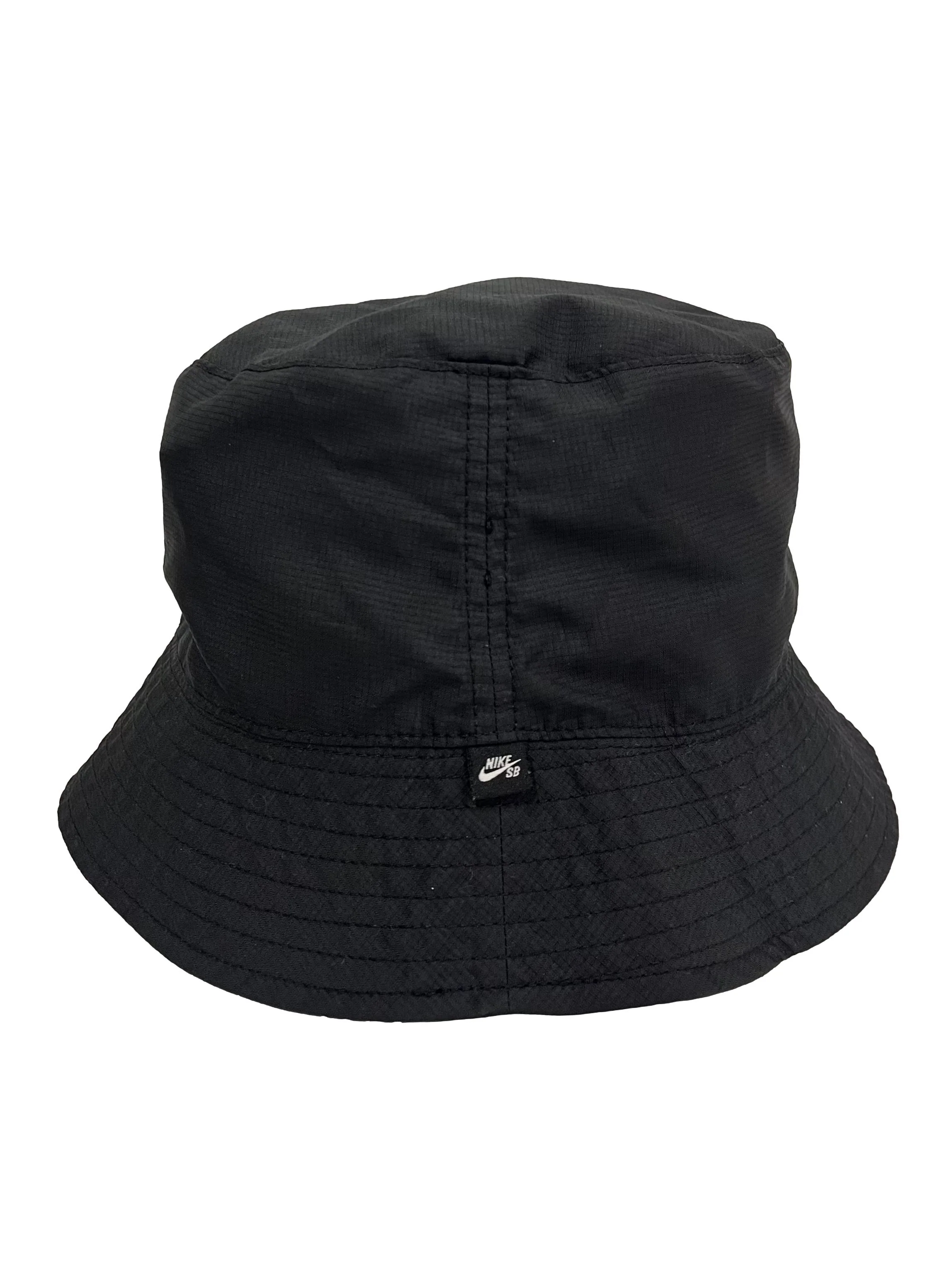 Black Reversible Design Bucket Hat - Image 6