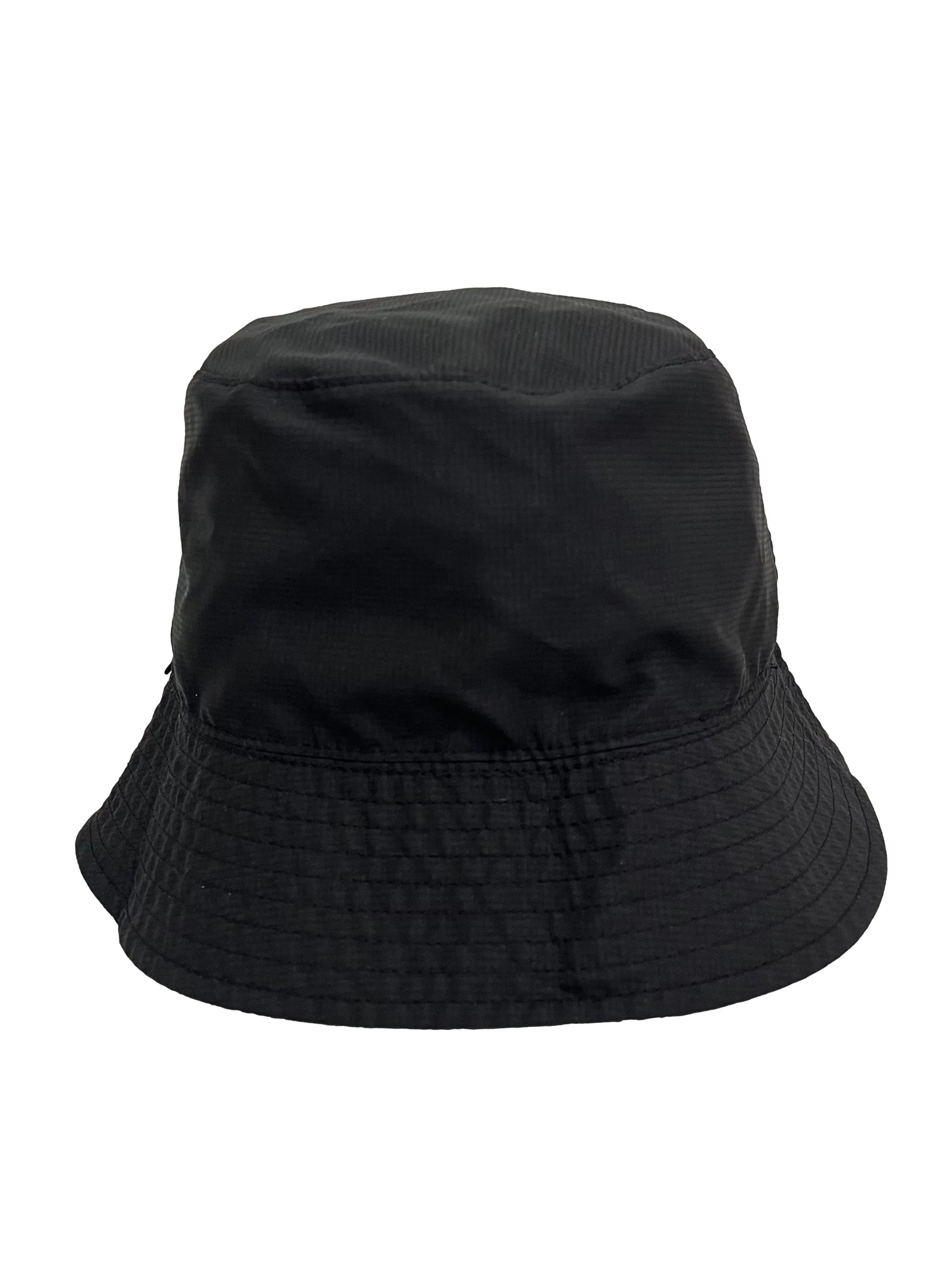 Black Reversible Design Bucket Hat - Image 7