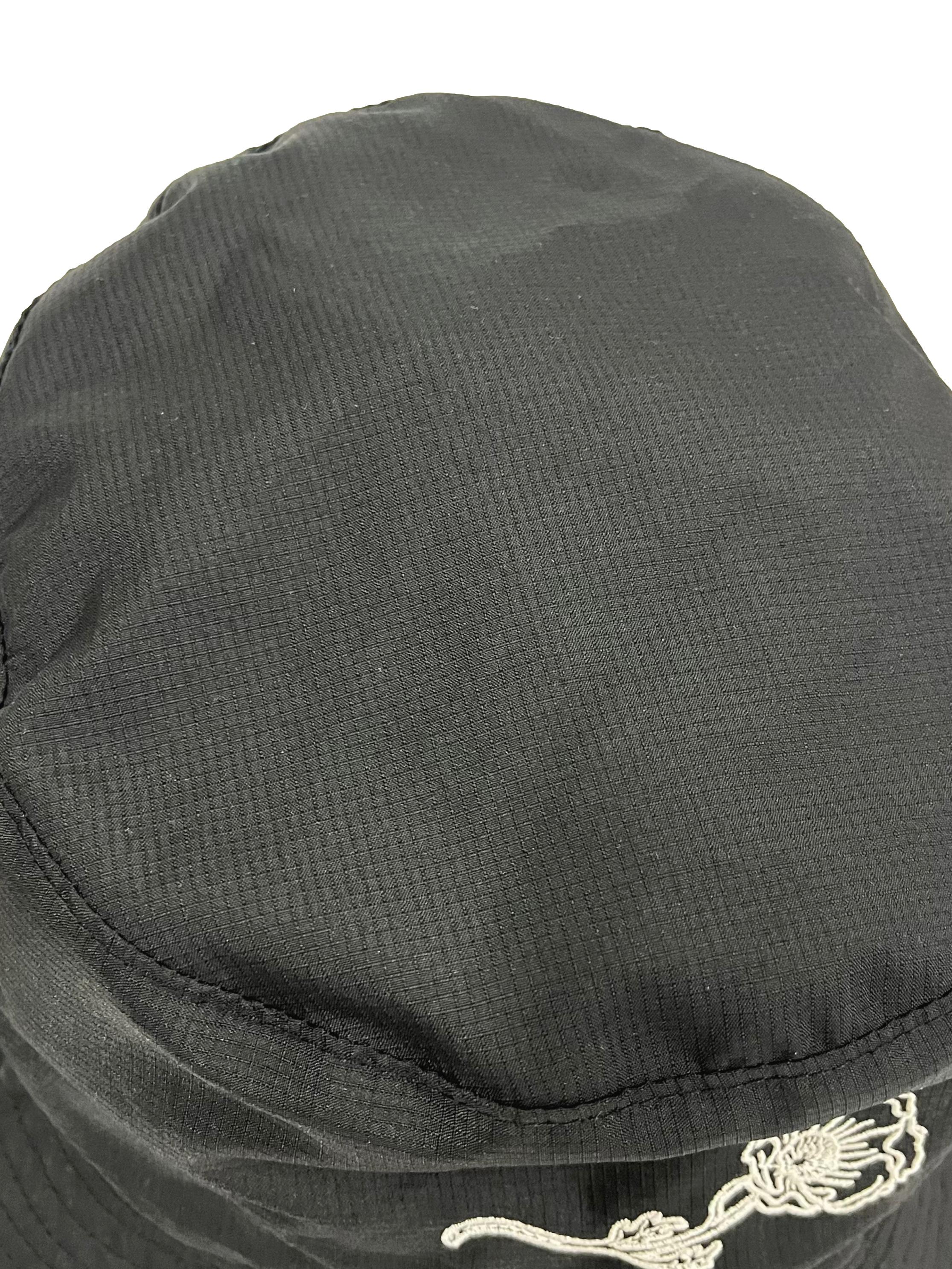 Black Reversible Design Bucket Hat - Image 8