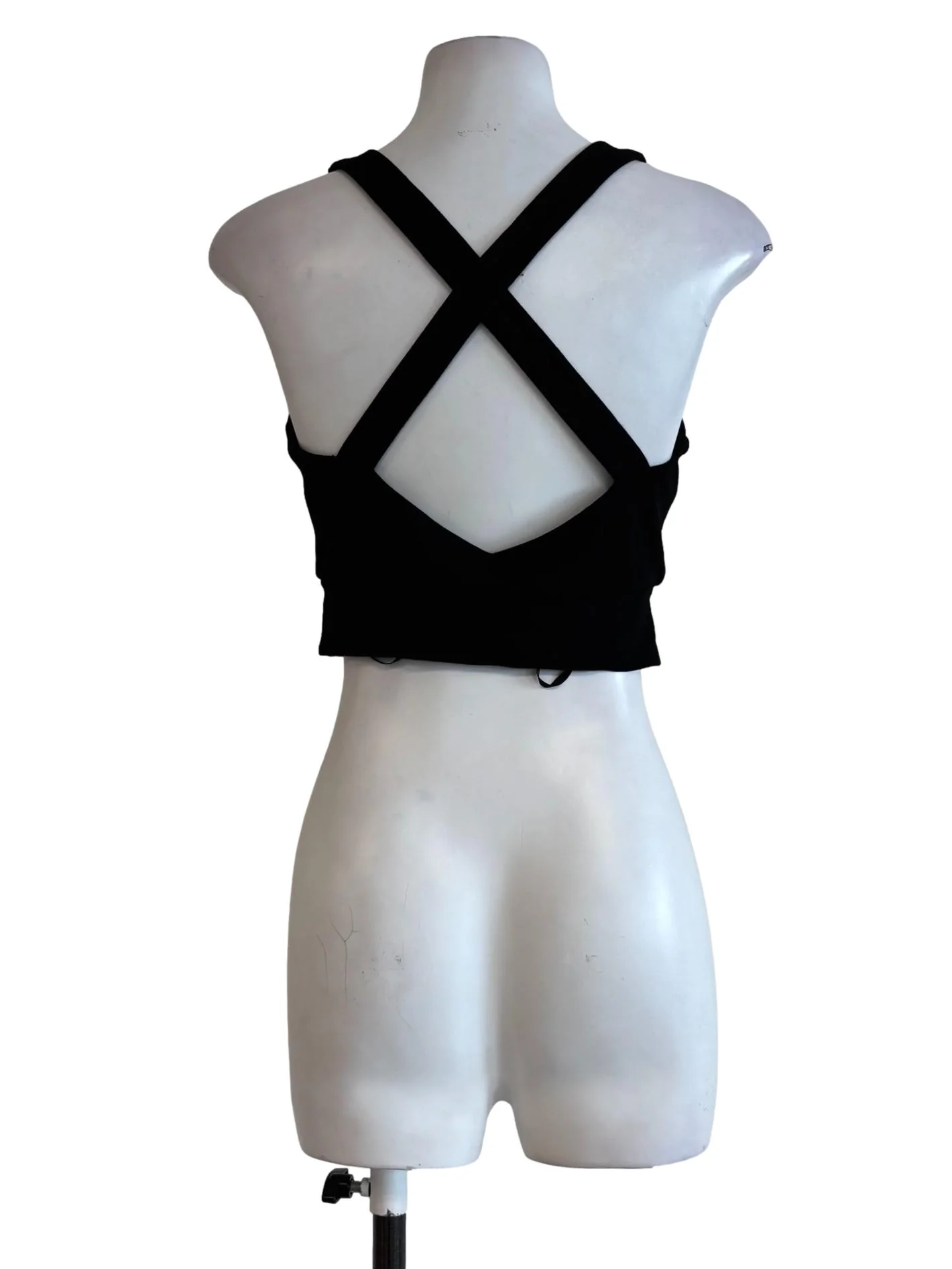 Black Ribbed Camisole - Image 2