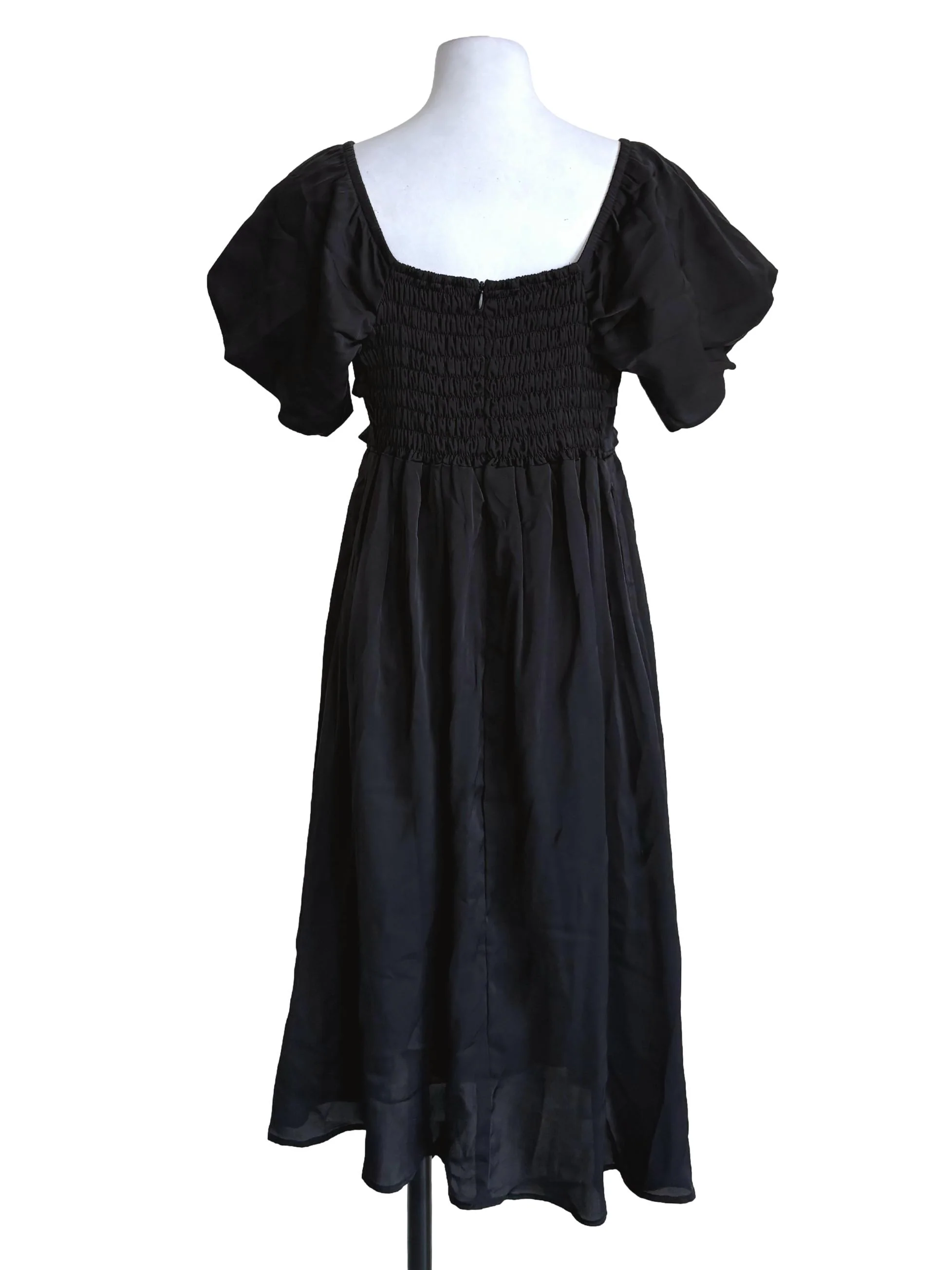 Black Ruffle Dress - Image 2