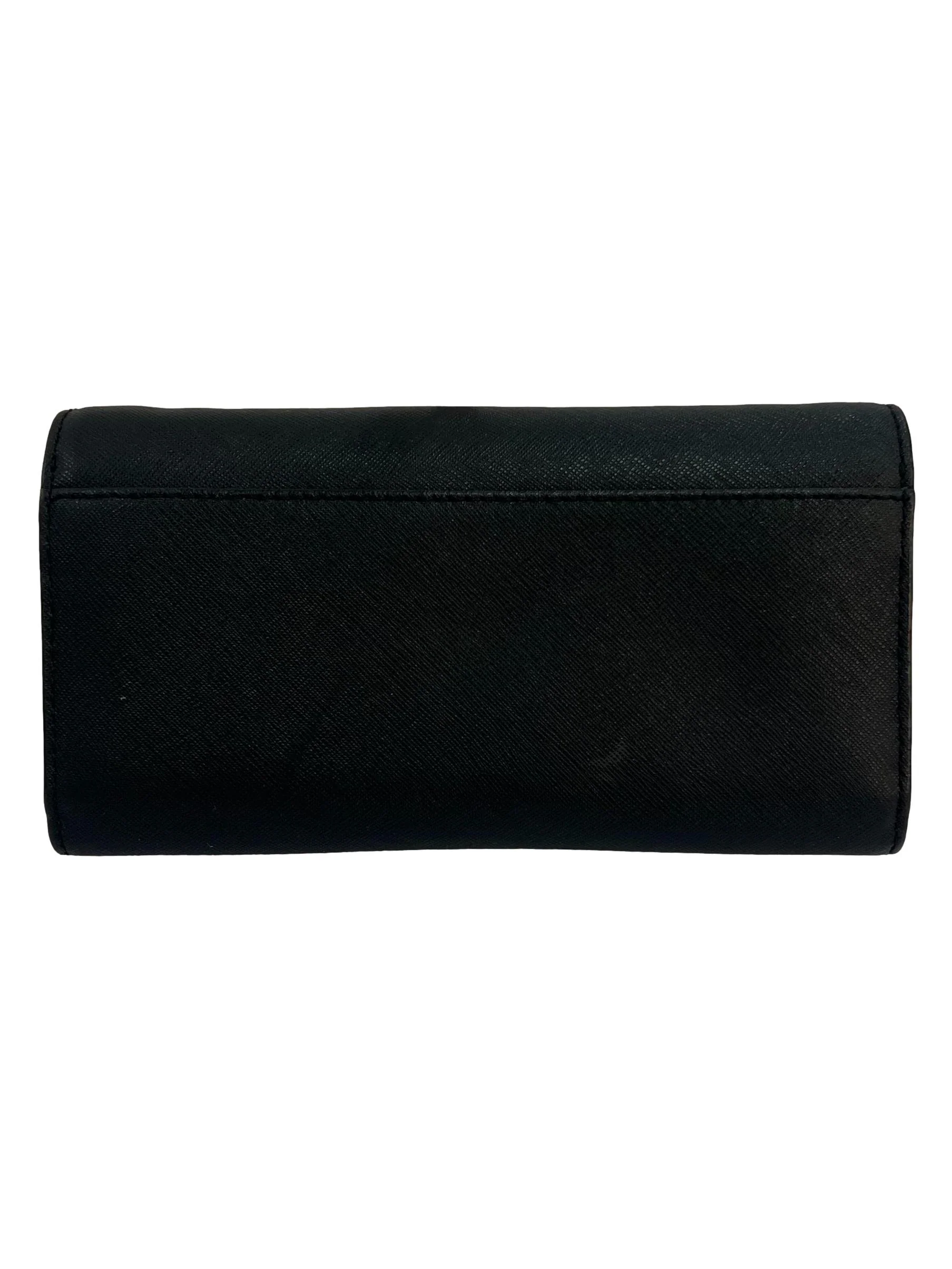 Black Saffiano Leather Wallet Bag MK - Image 2