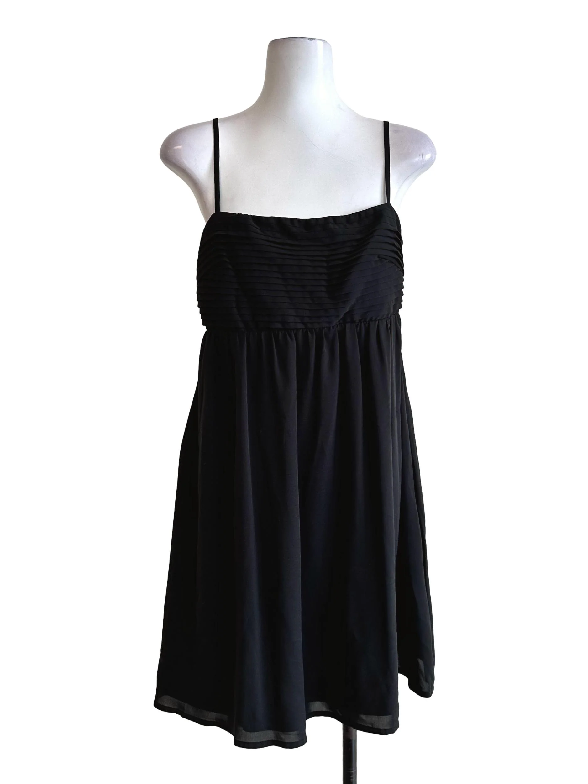 Black Sleeveless Mini Dress