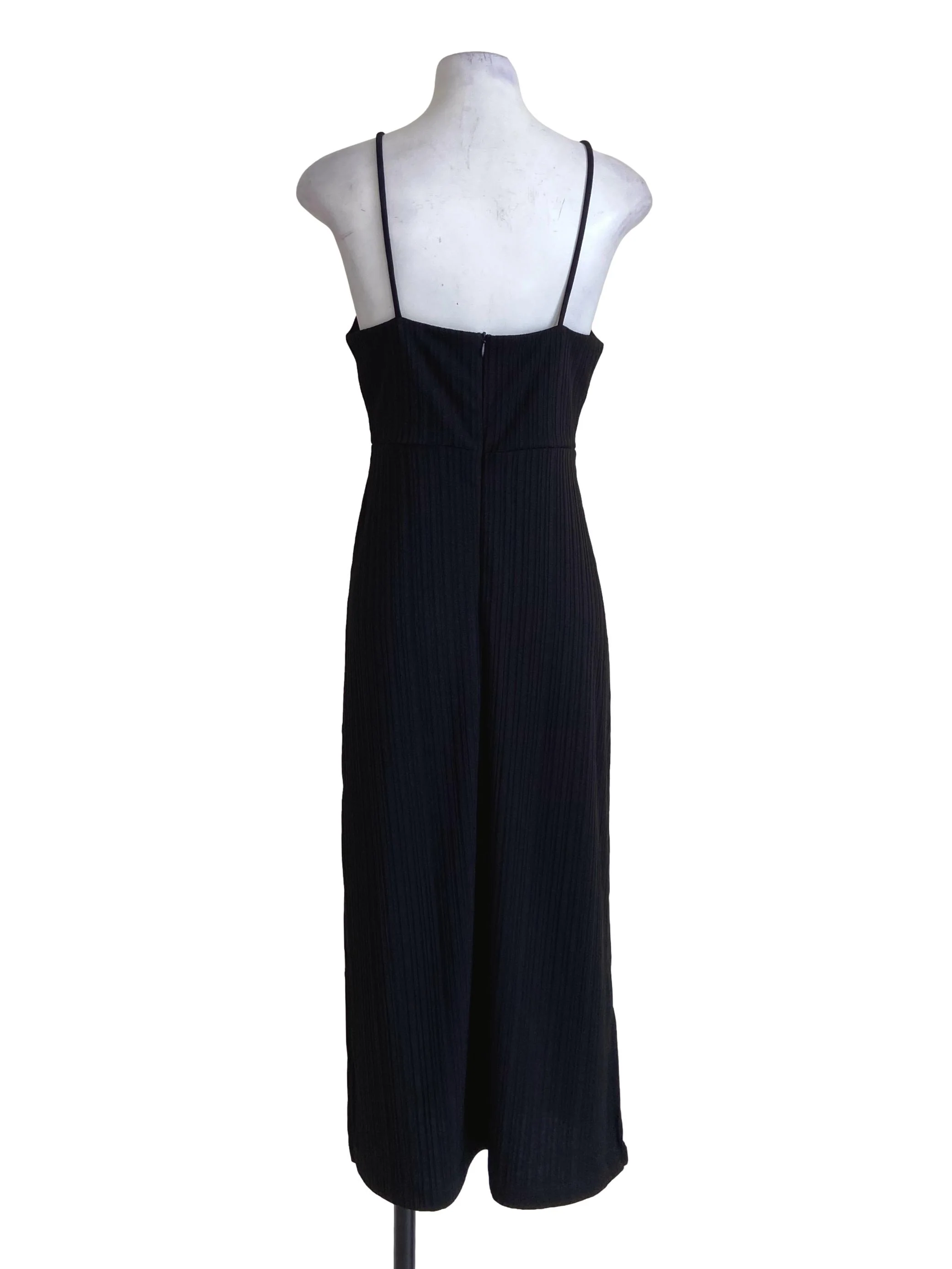Black Sleeveless Slit Dress - Image 2