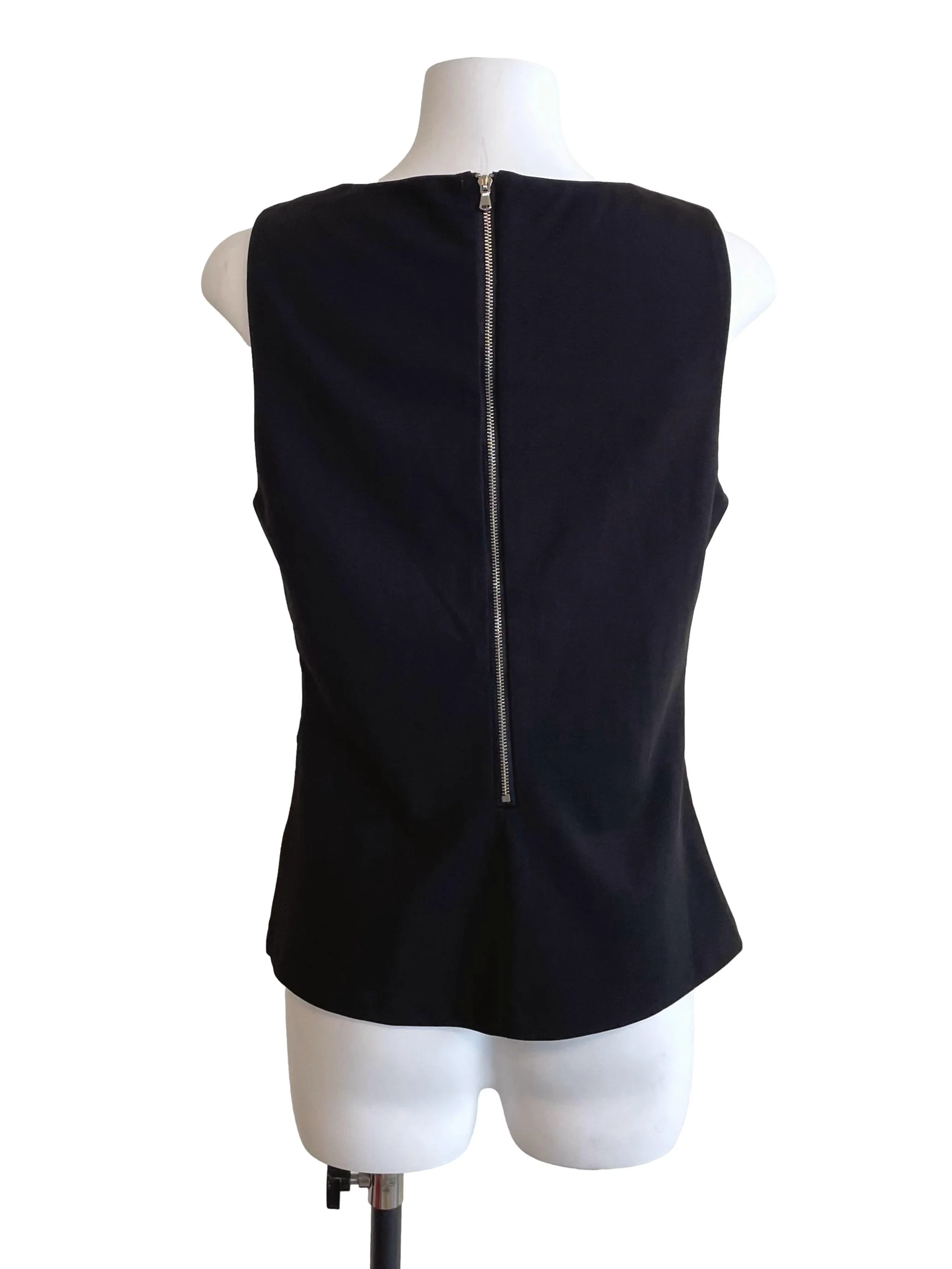 Black Slit Fit Top - Image 2