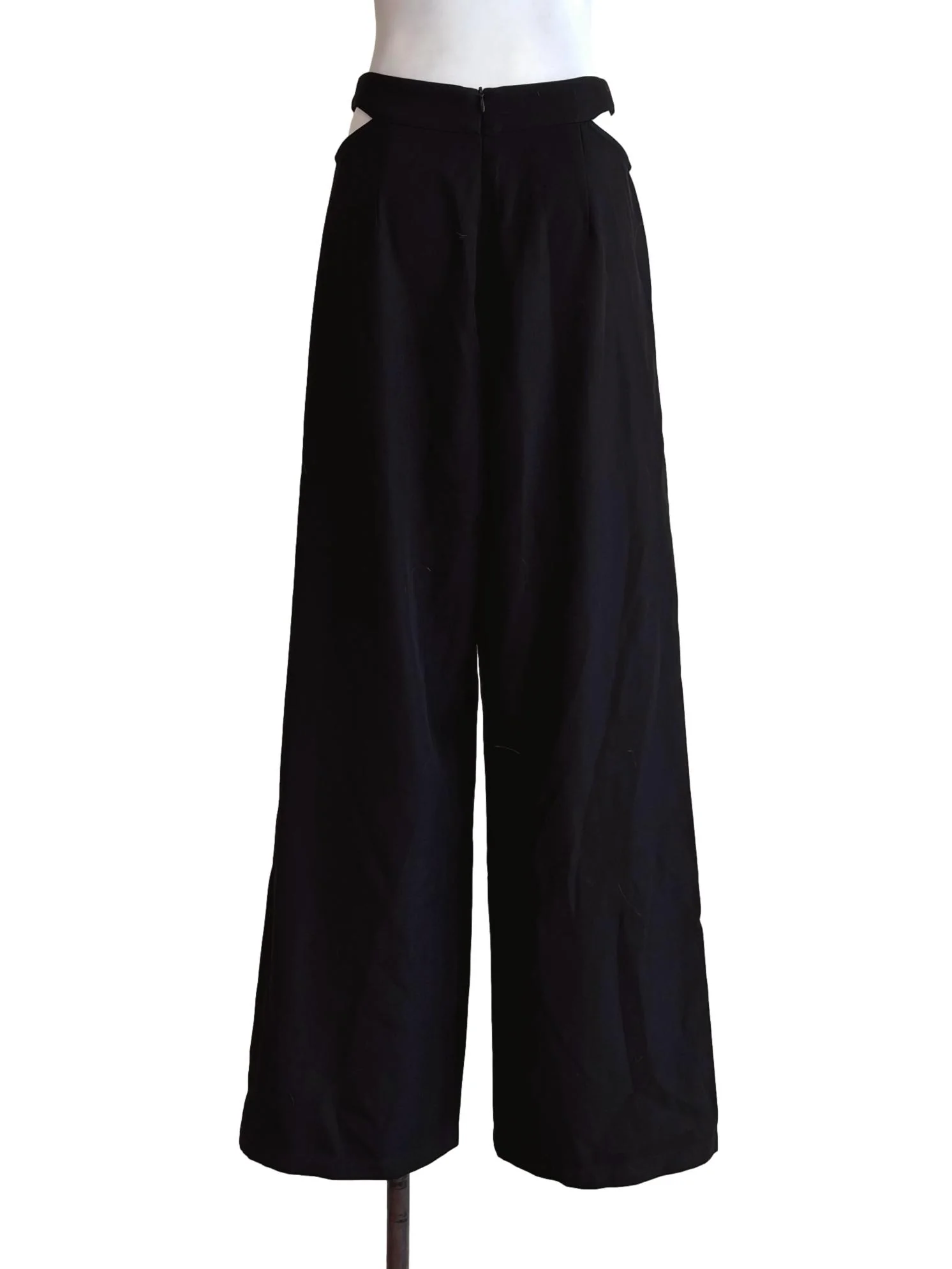 Black Slit Waist Pants - Image 2