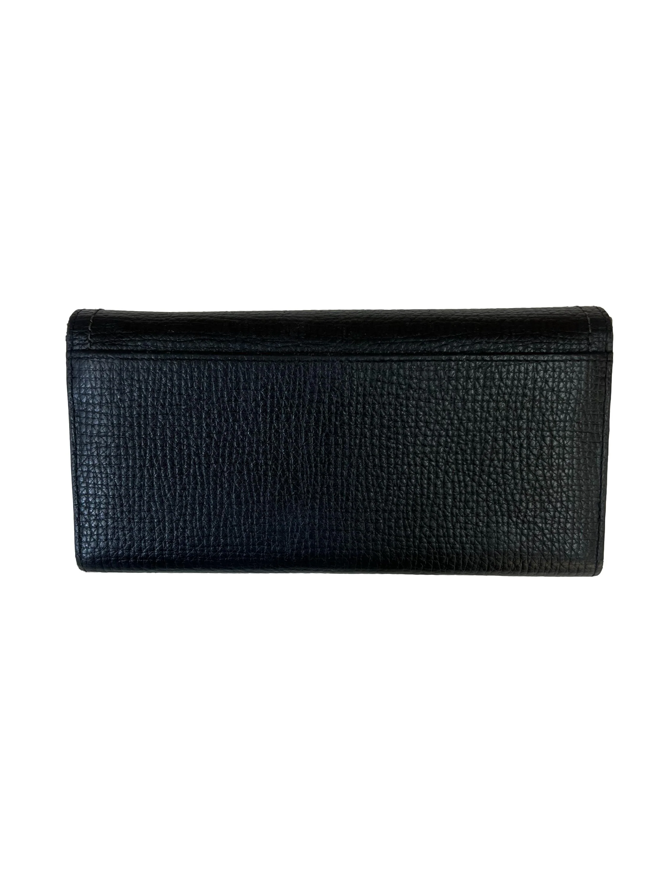 Black Snap Long Wallet - Image 2