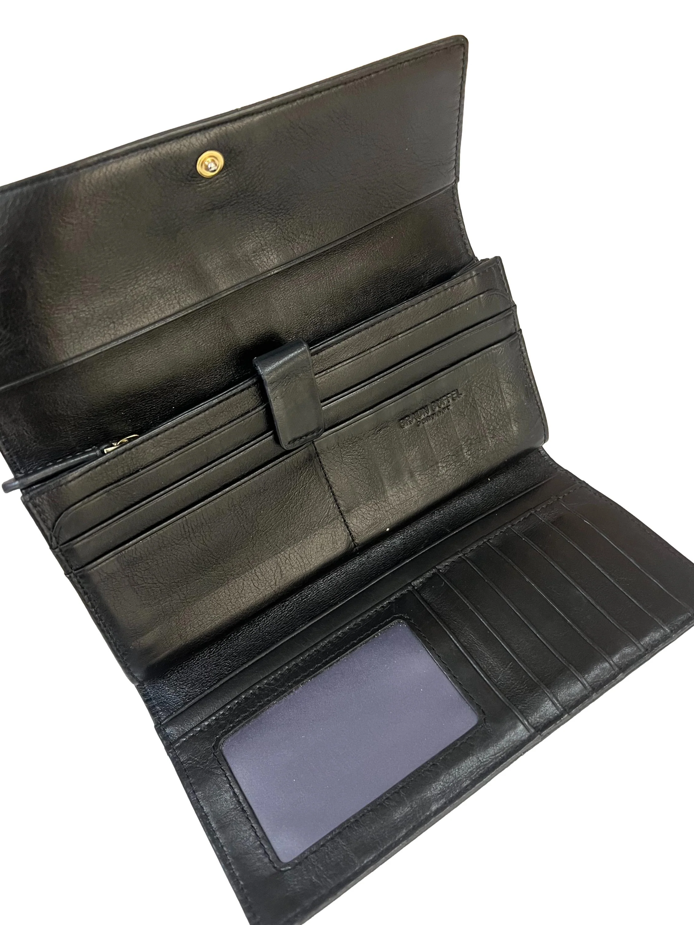 Black Snap Long Wallet - Image 4