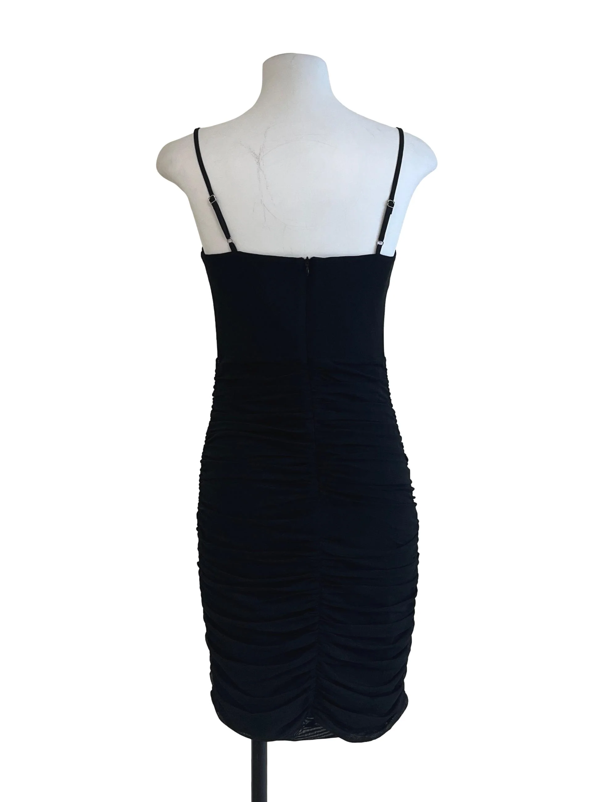 Black Spaghetti Strap Dress - Image 2
