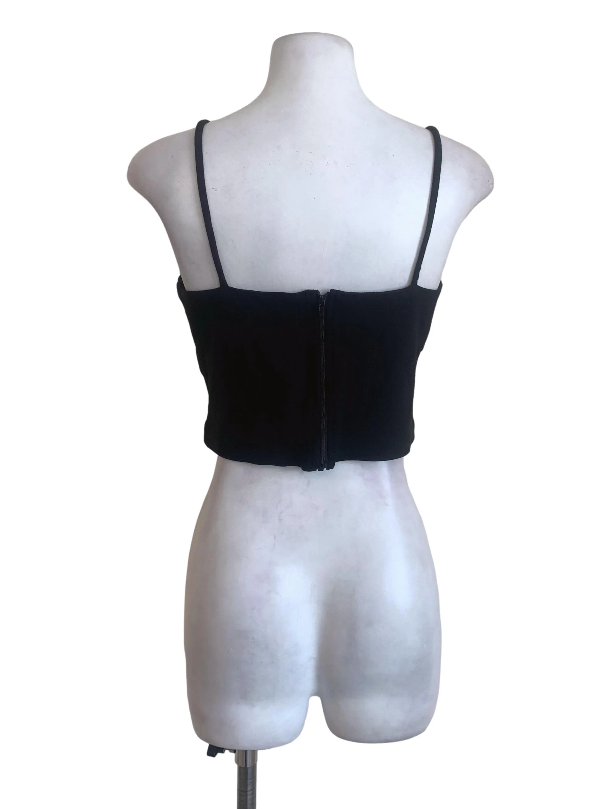 Black Spaghetti Strap Top - Image 2