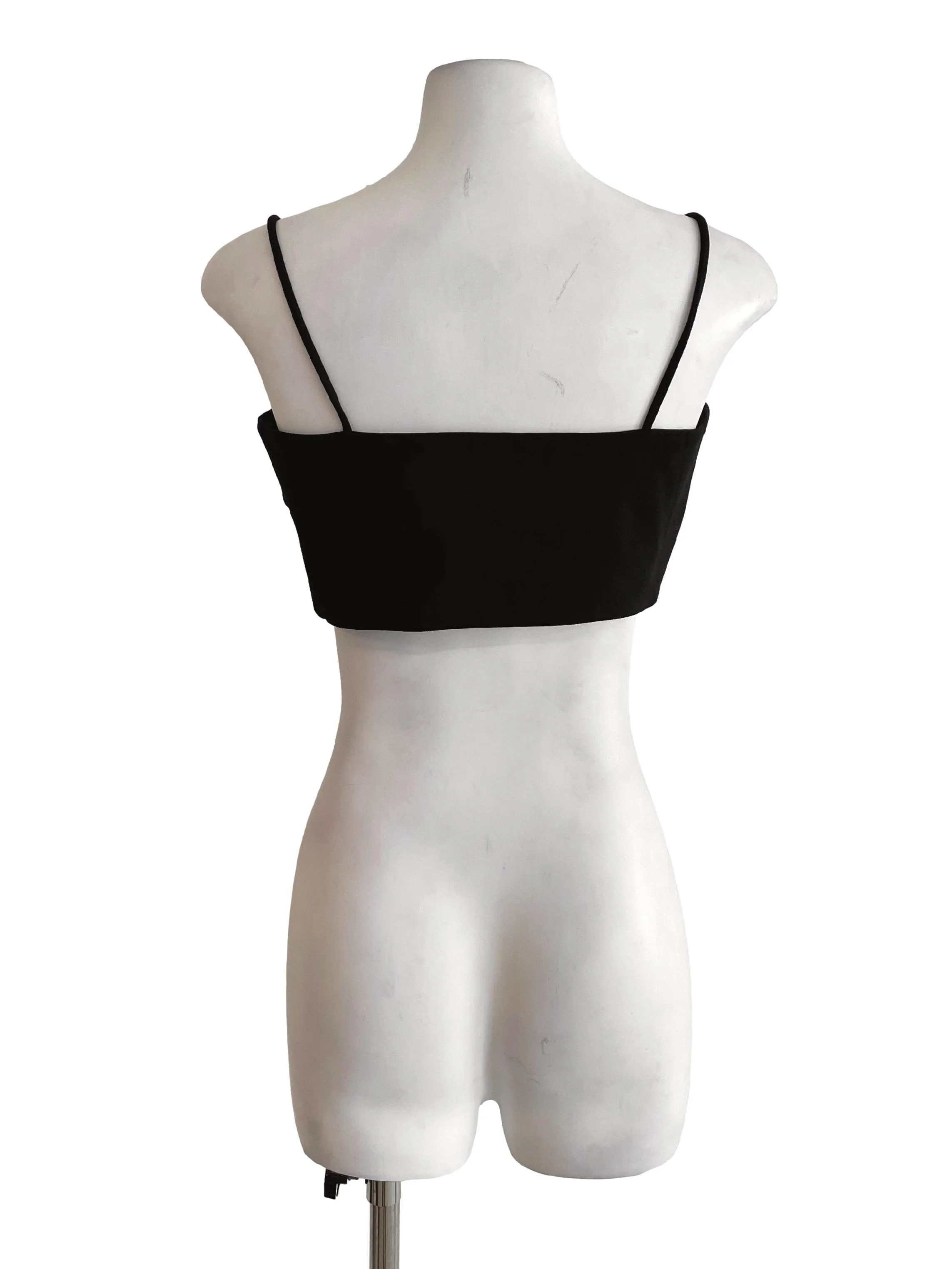 Black Spaghetti Strap Tube Top LB - Image 2