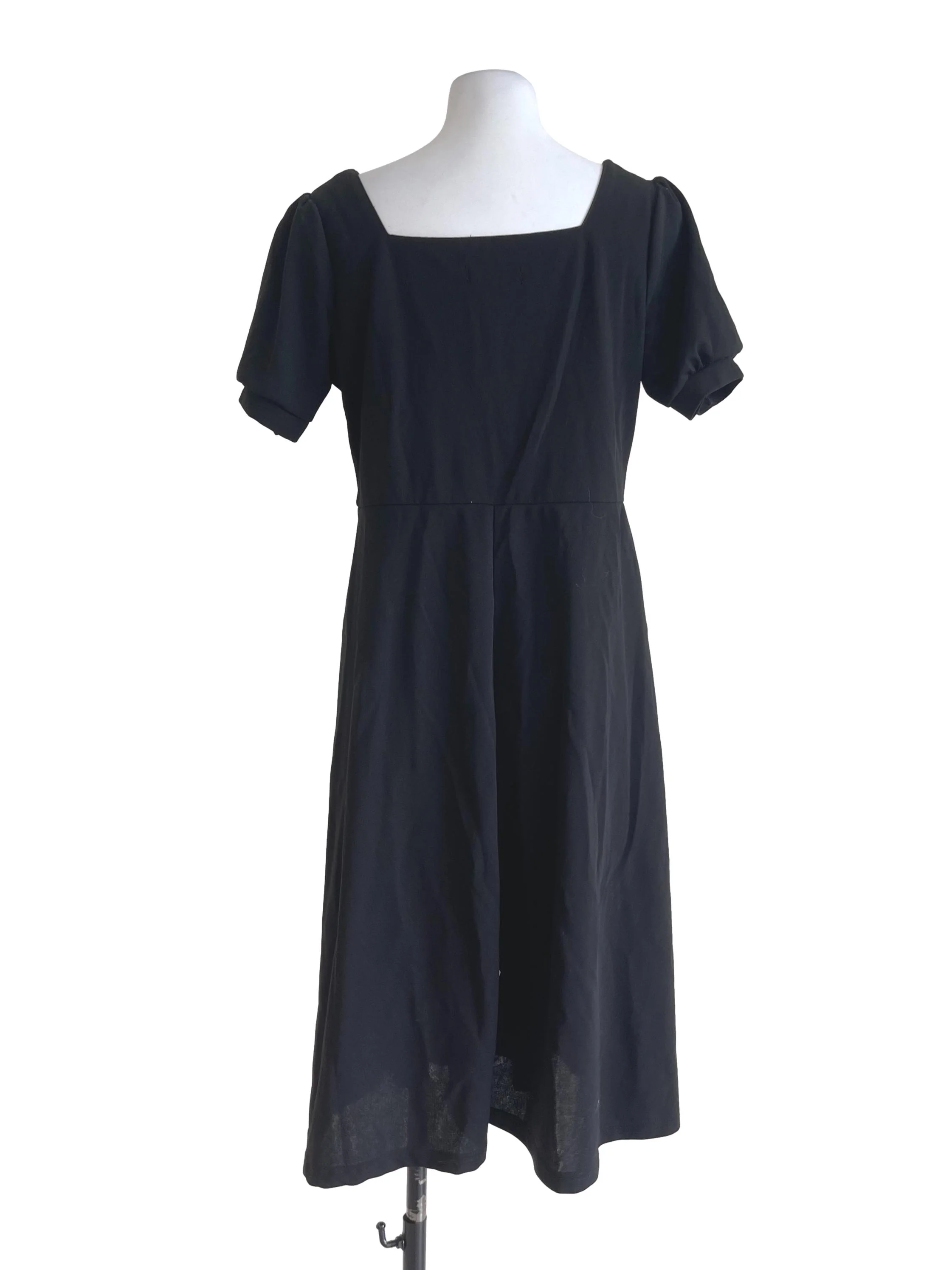 Black Square Neck Dess - Image 2