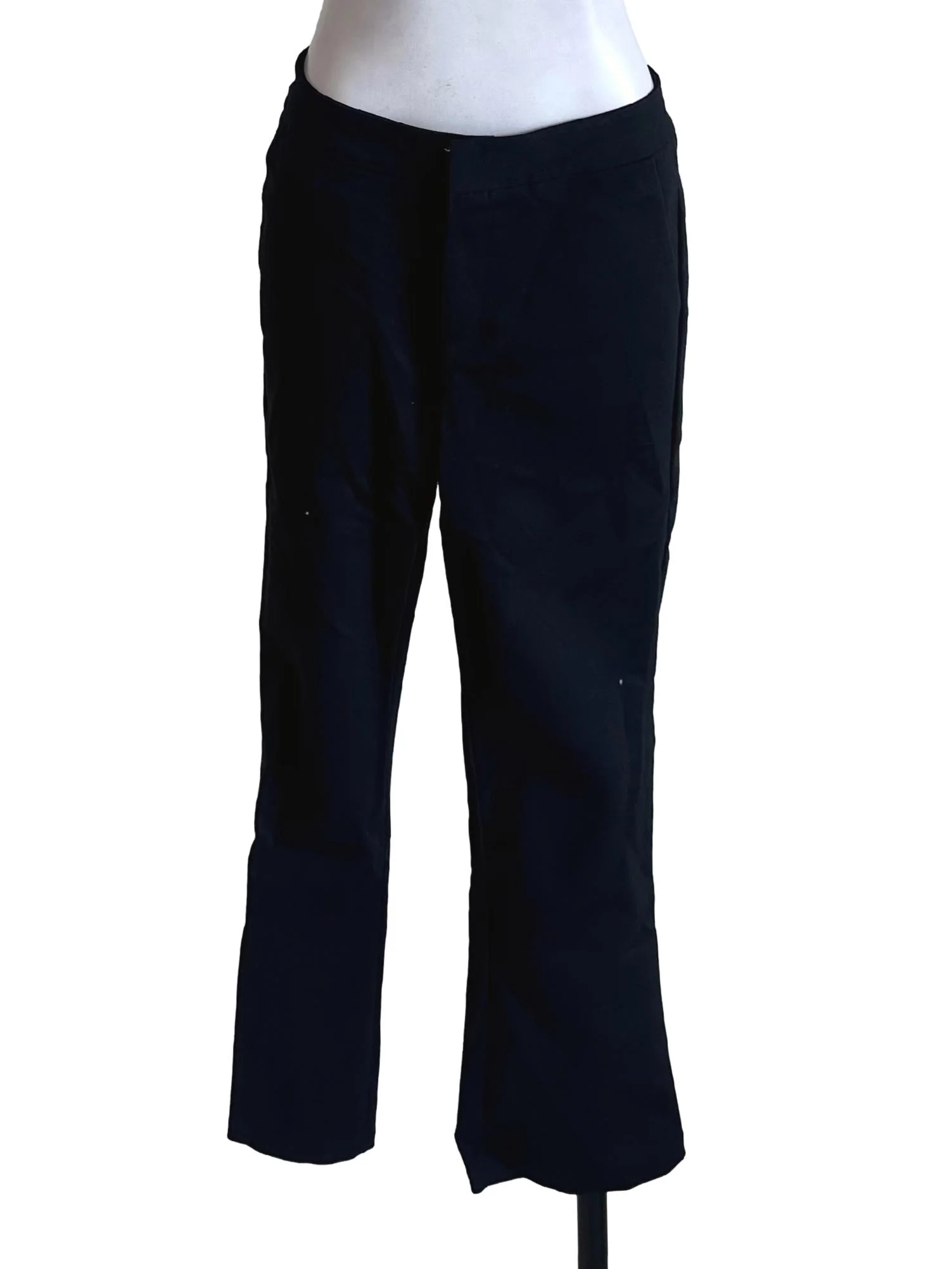 Black Straight Pants