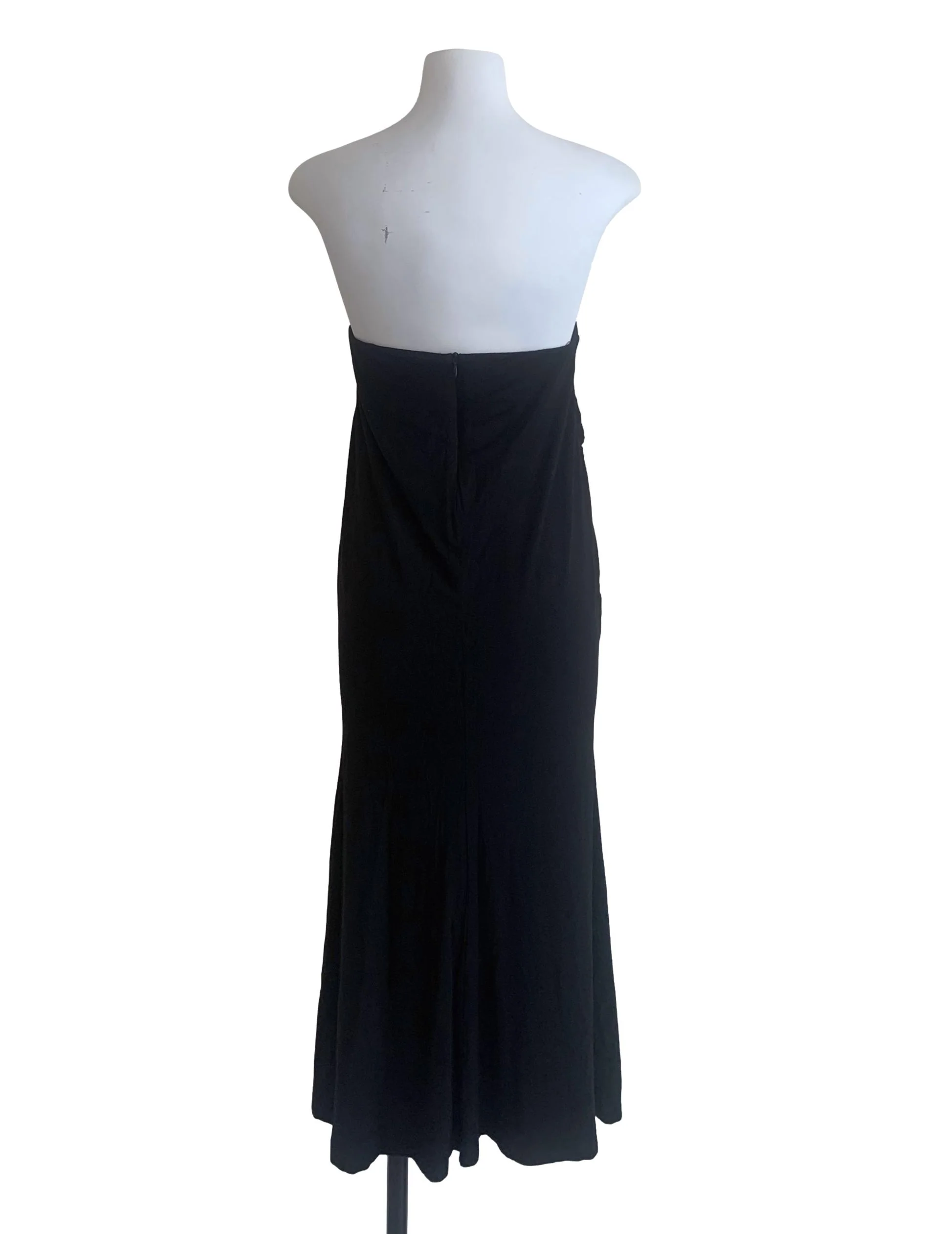Black Strapless Dress - Image 2