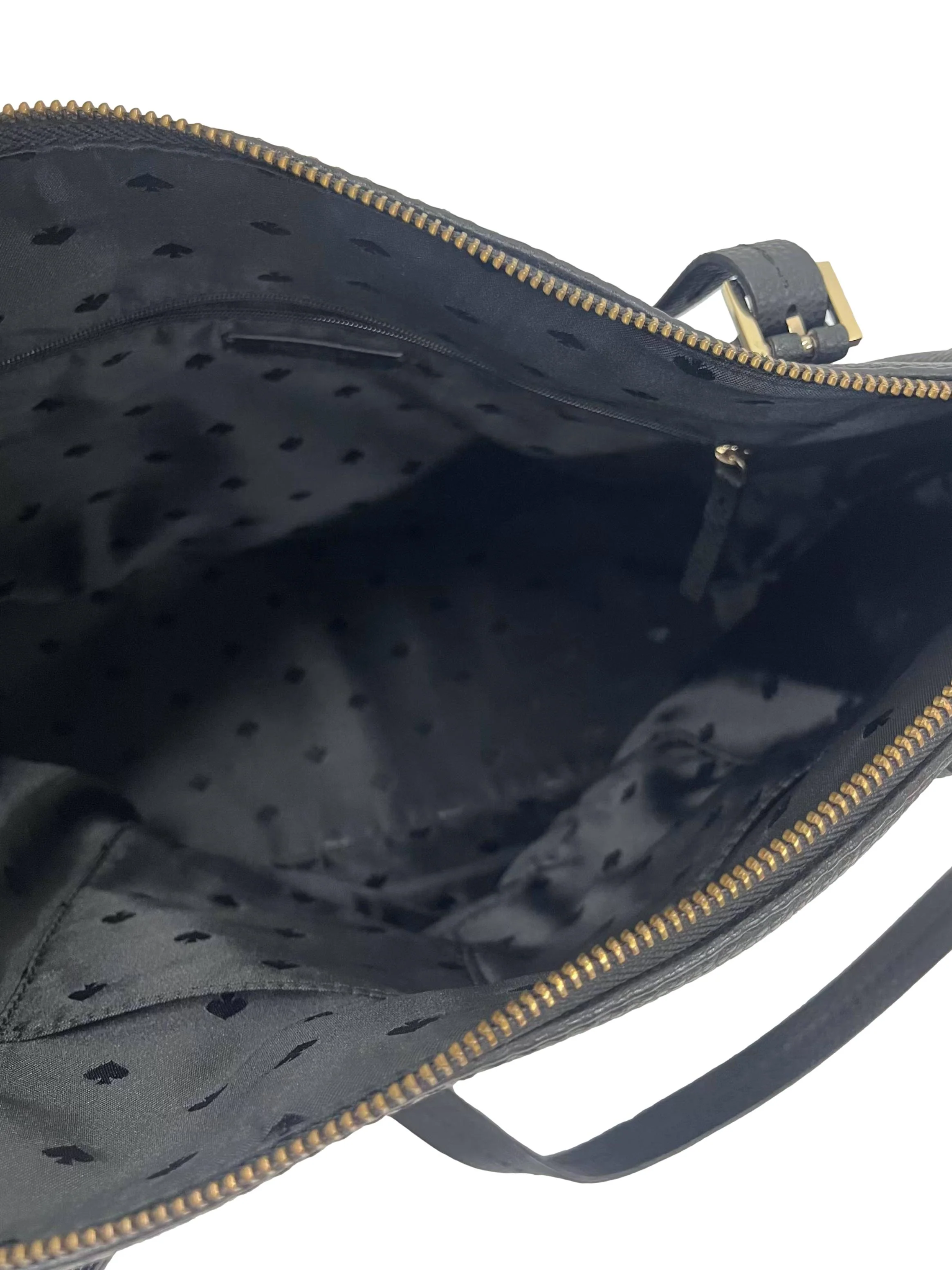 Black Pebbled Leather New York Orchard Street Maya Tote Bag - Image 7