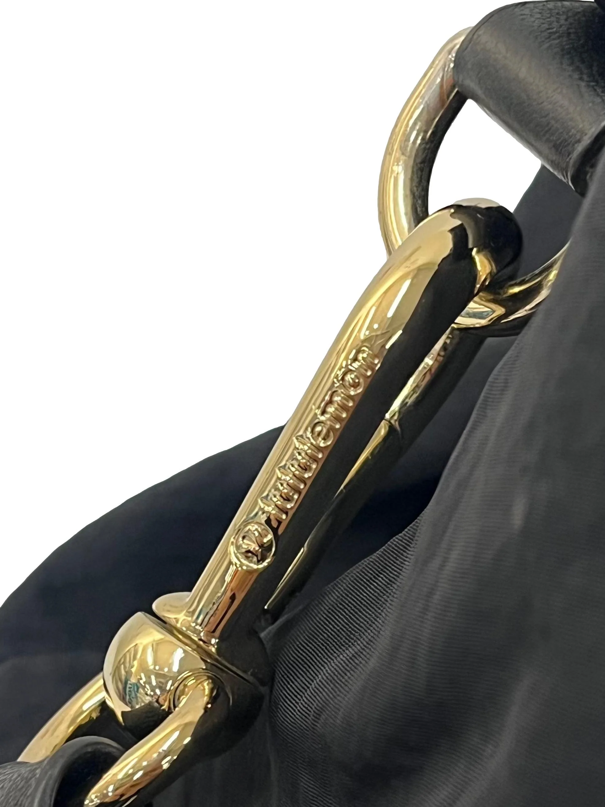 Black Tote Bag With Detachable Crossbody Strap - Image 4