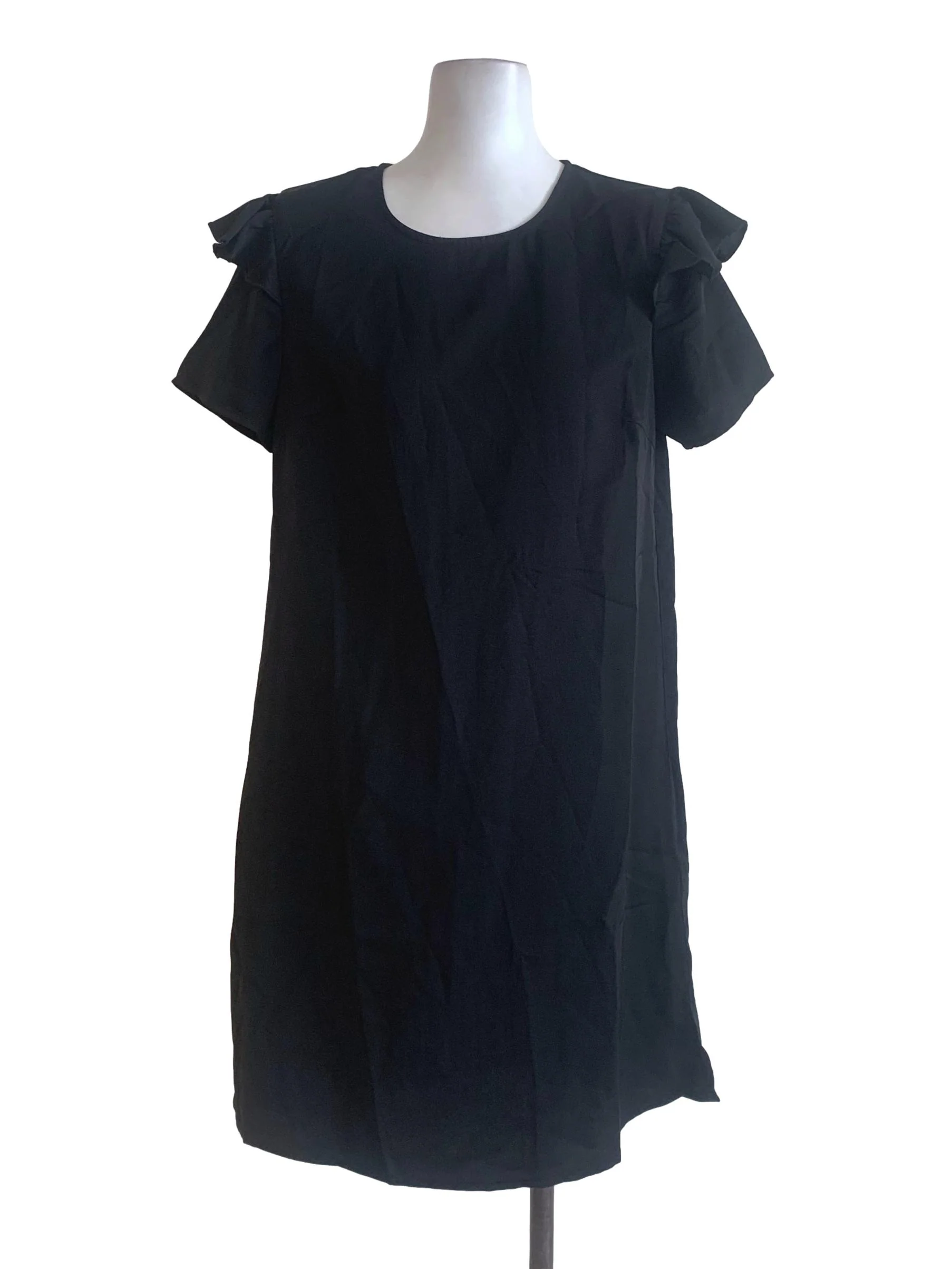 Black Trapezoid Dress