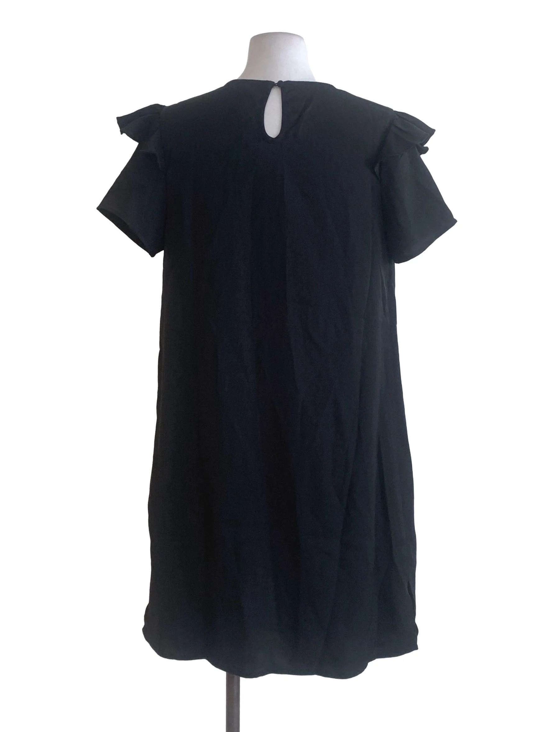Black Trapezoid Dress - Image 2