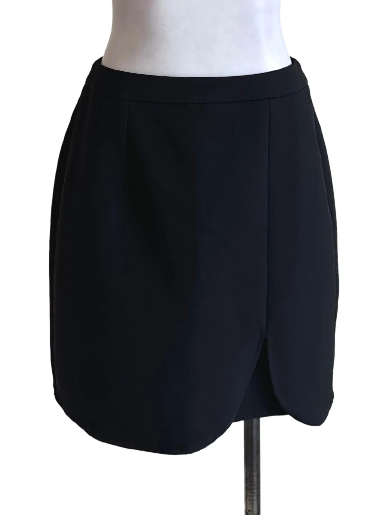 Black Tulip Mini Skirt