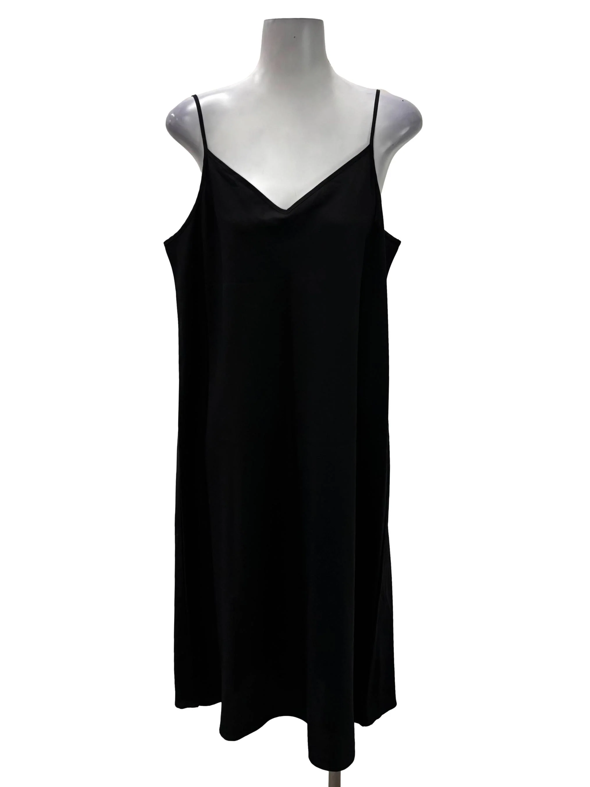 Black V-Neck Cami Dress