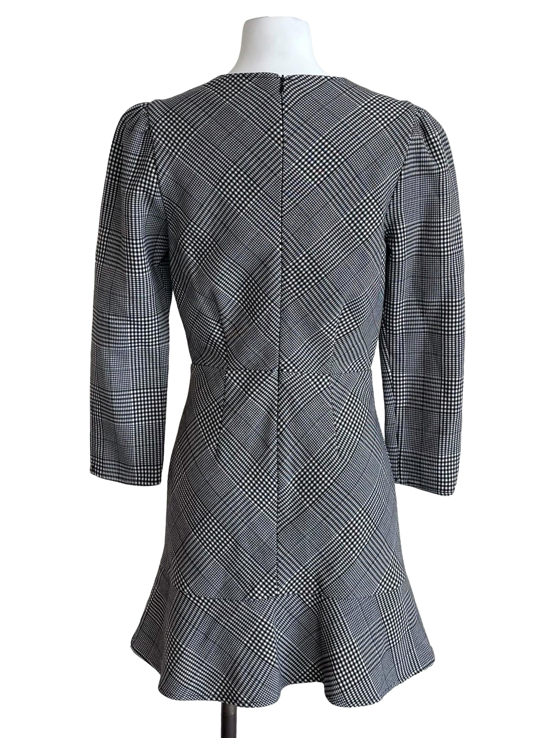 Black & White Checks Flip Dress - Image 2