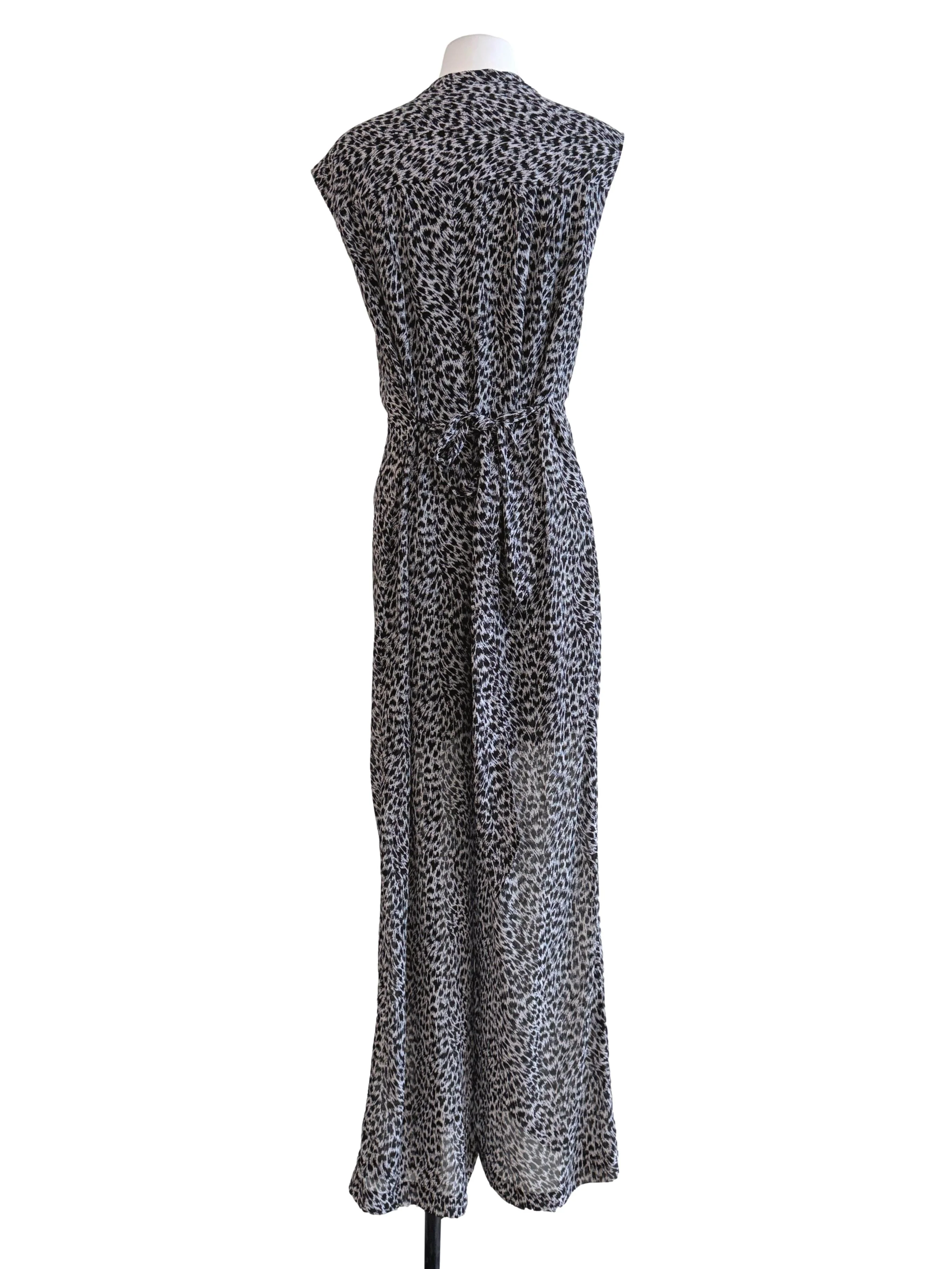 Black & White Printed Jumpsuit - Image 2