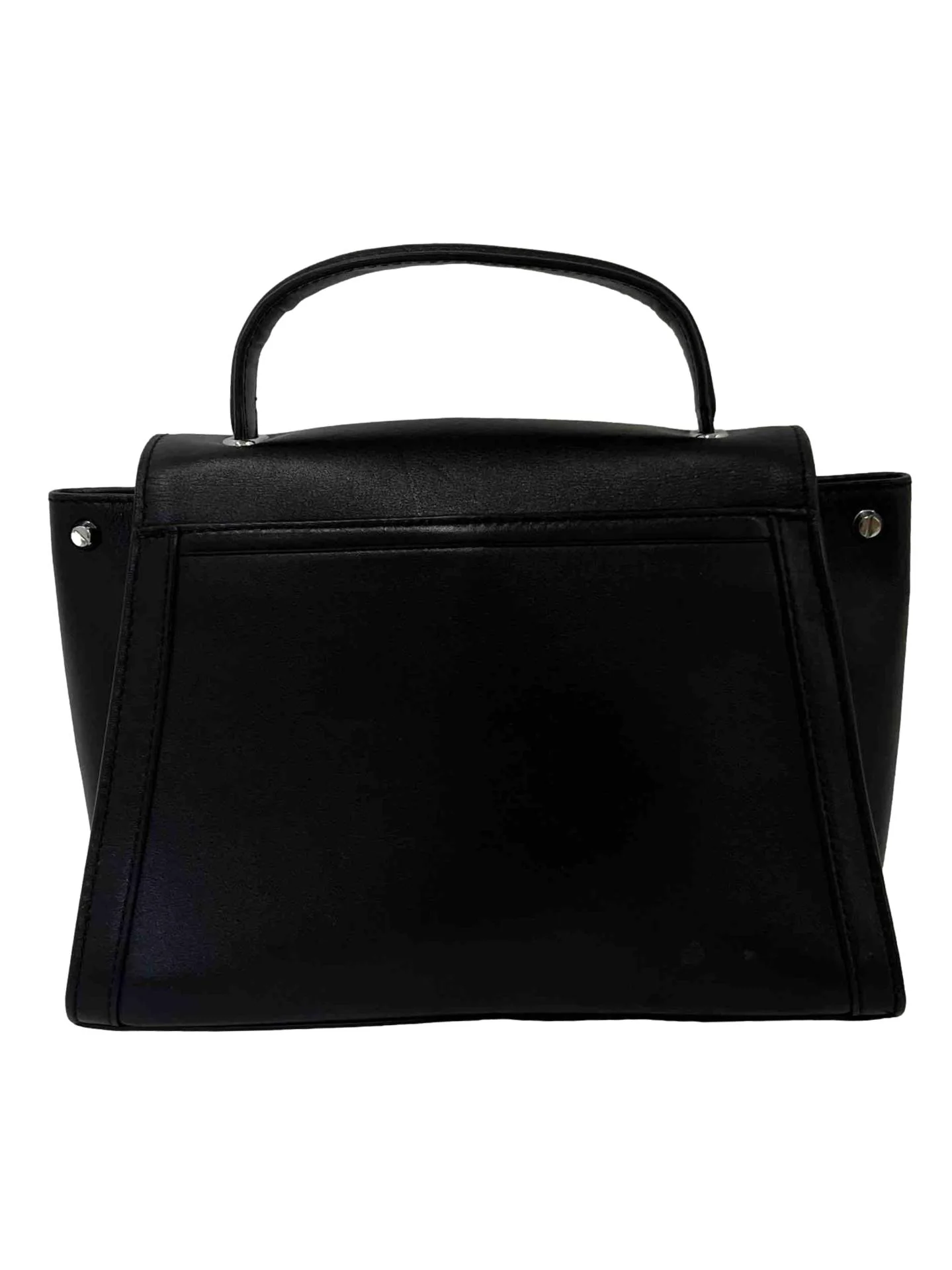 Black Whitney Medium Leather Satchel - Image 2