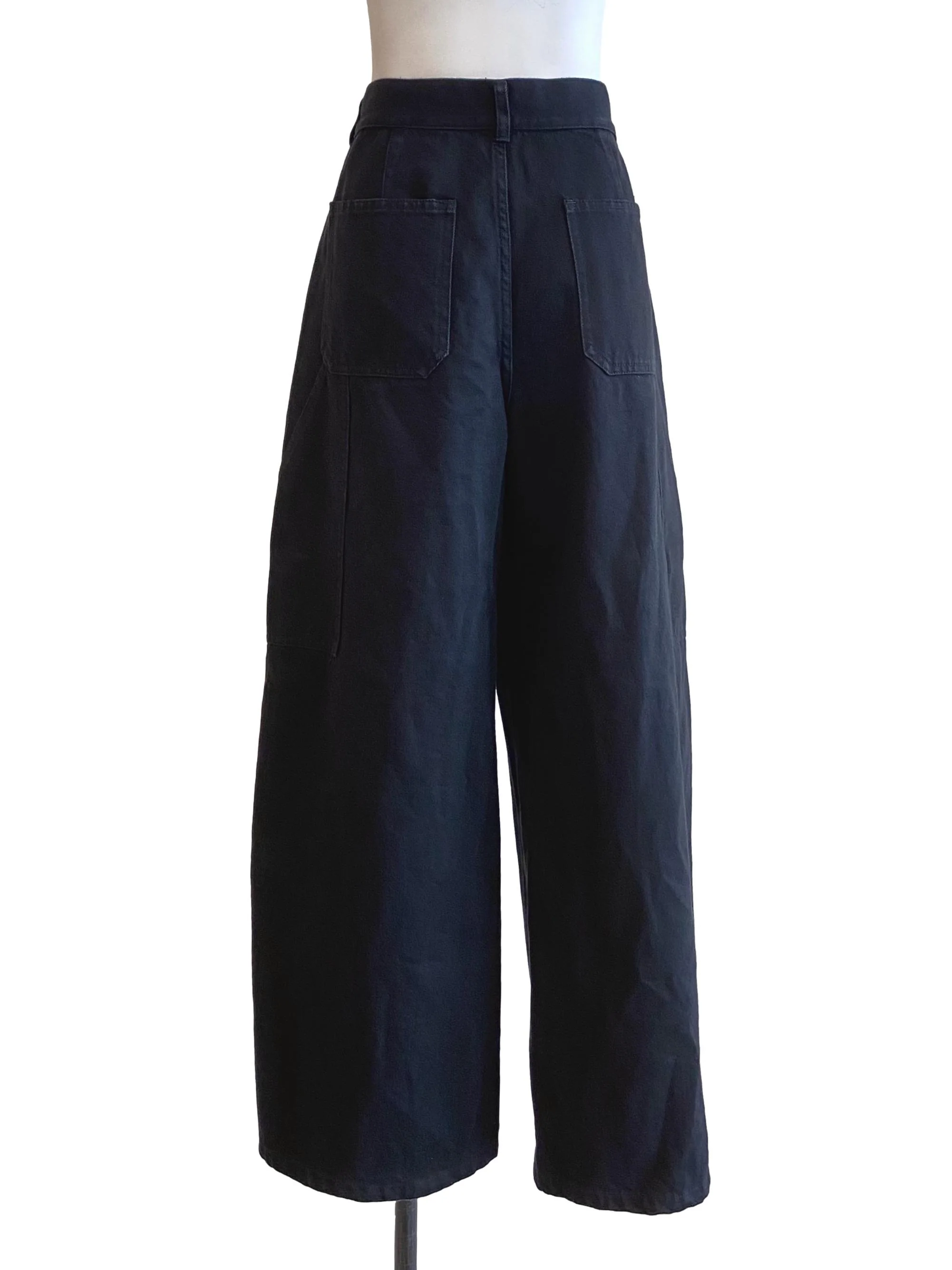 Black Wide-Leg Jeans - Image 2