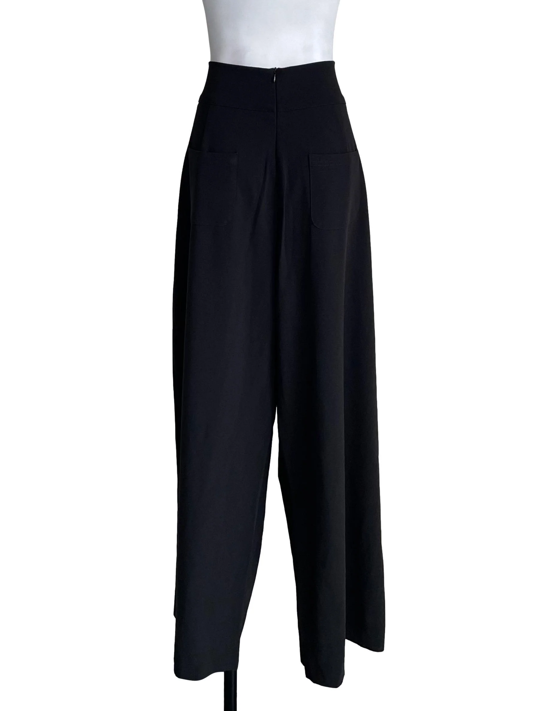 Black Wide Leg Pants - Image 2