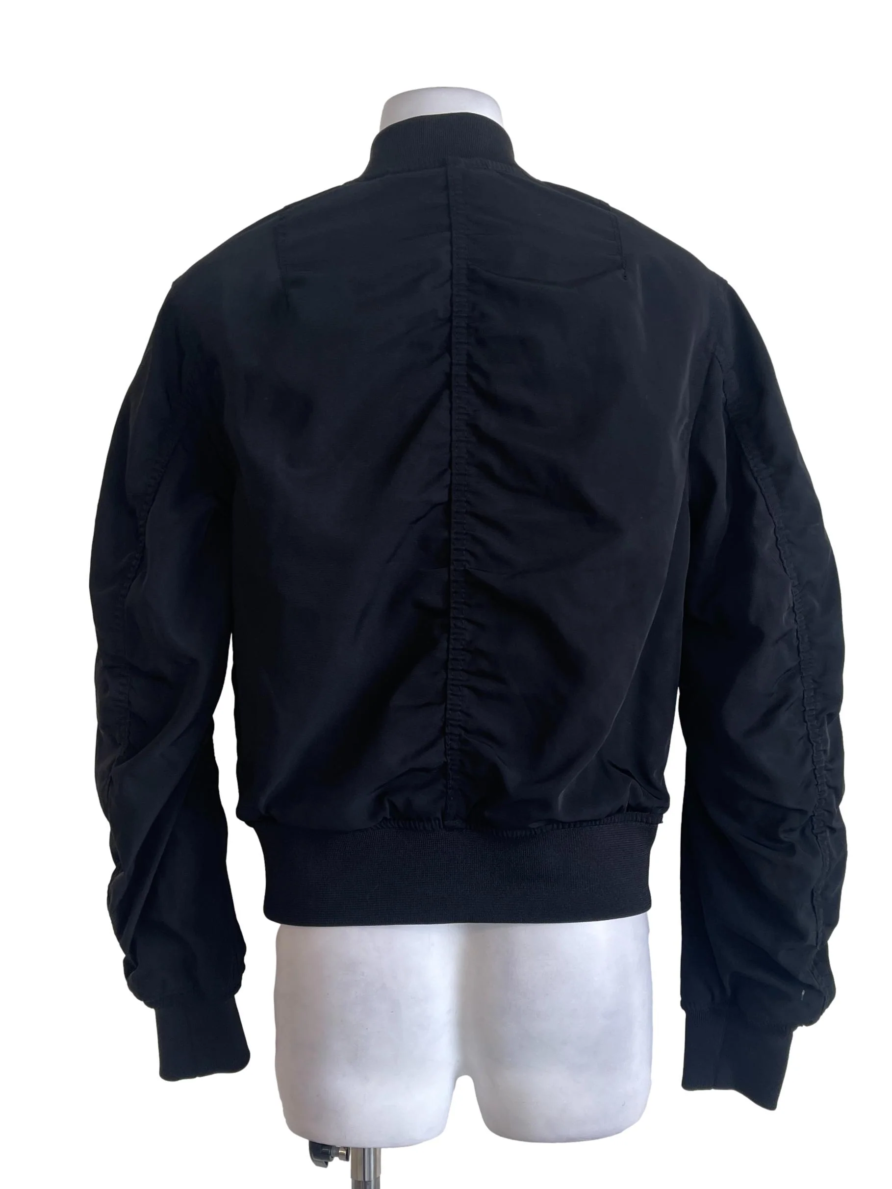 Black Windbreaker Jacket - Image 2